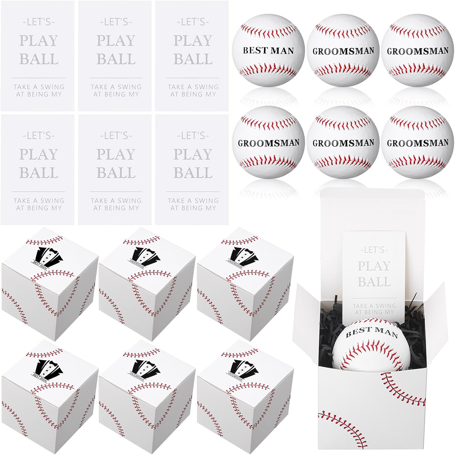 6 Piece Groomsmen Proposal Gift Box Set