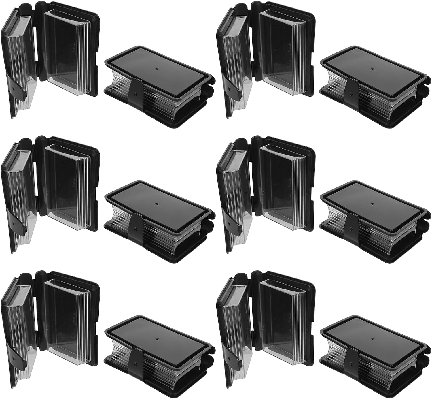 12pcs Book Shaped Candy Boxes Black