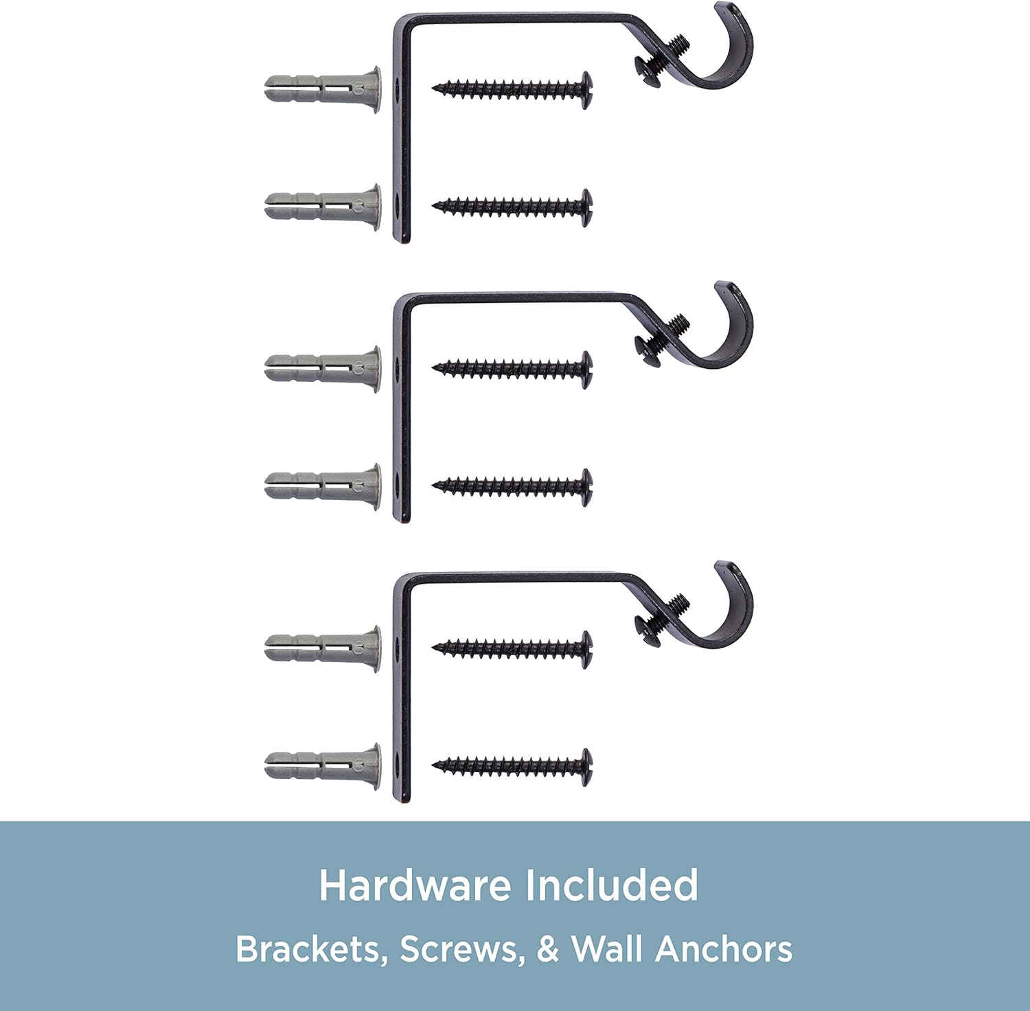 Kenney KN55929 Petite Caf Curtain Rod with Decorative Balls