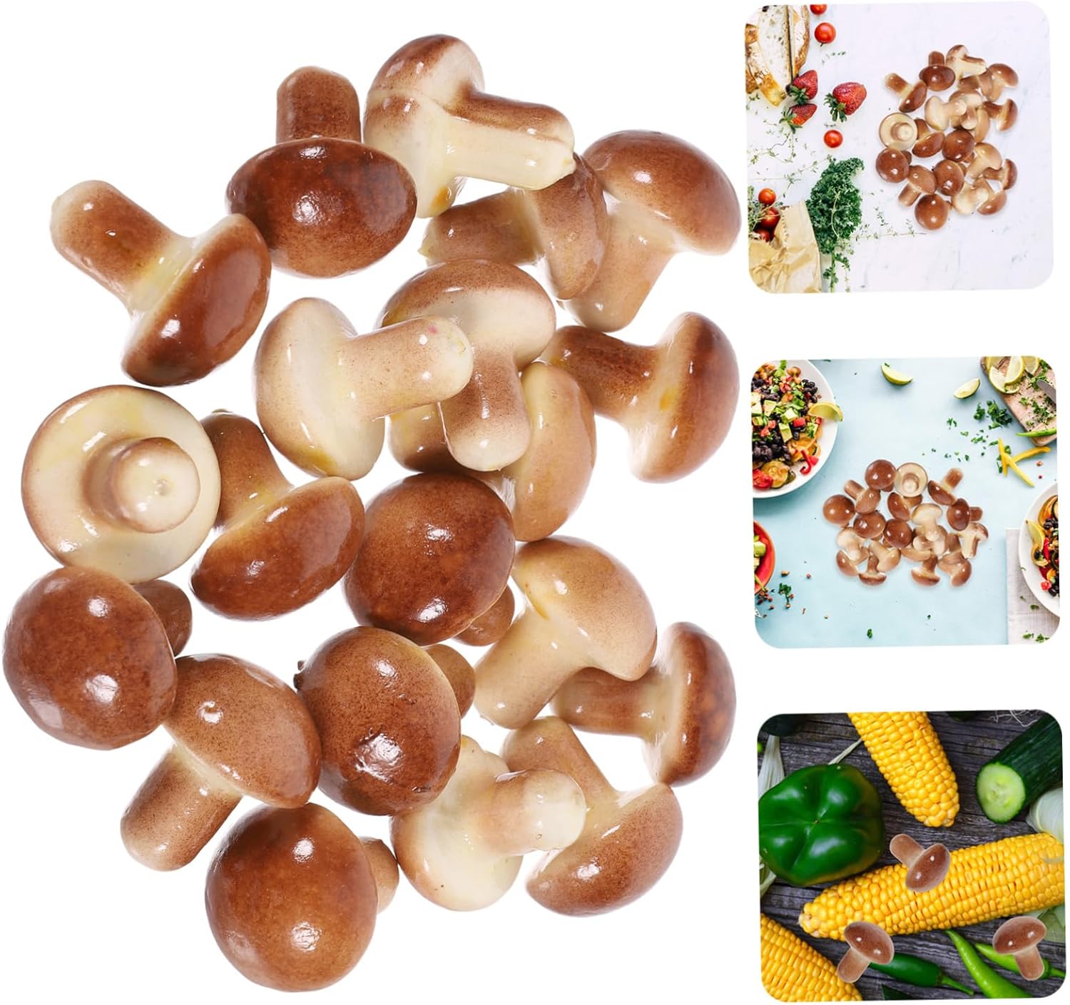 Garneck Fake Mushroom Models for Photo Props and Kids Accessories