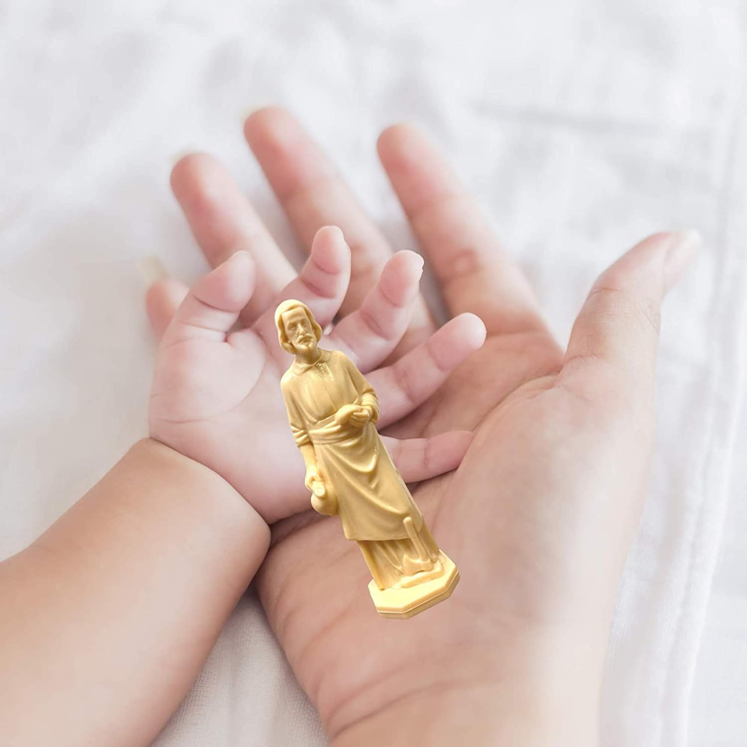 Needzo Mini Saint Joseph Statue Realtor Gift 35 Inches Pack of 10