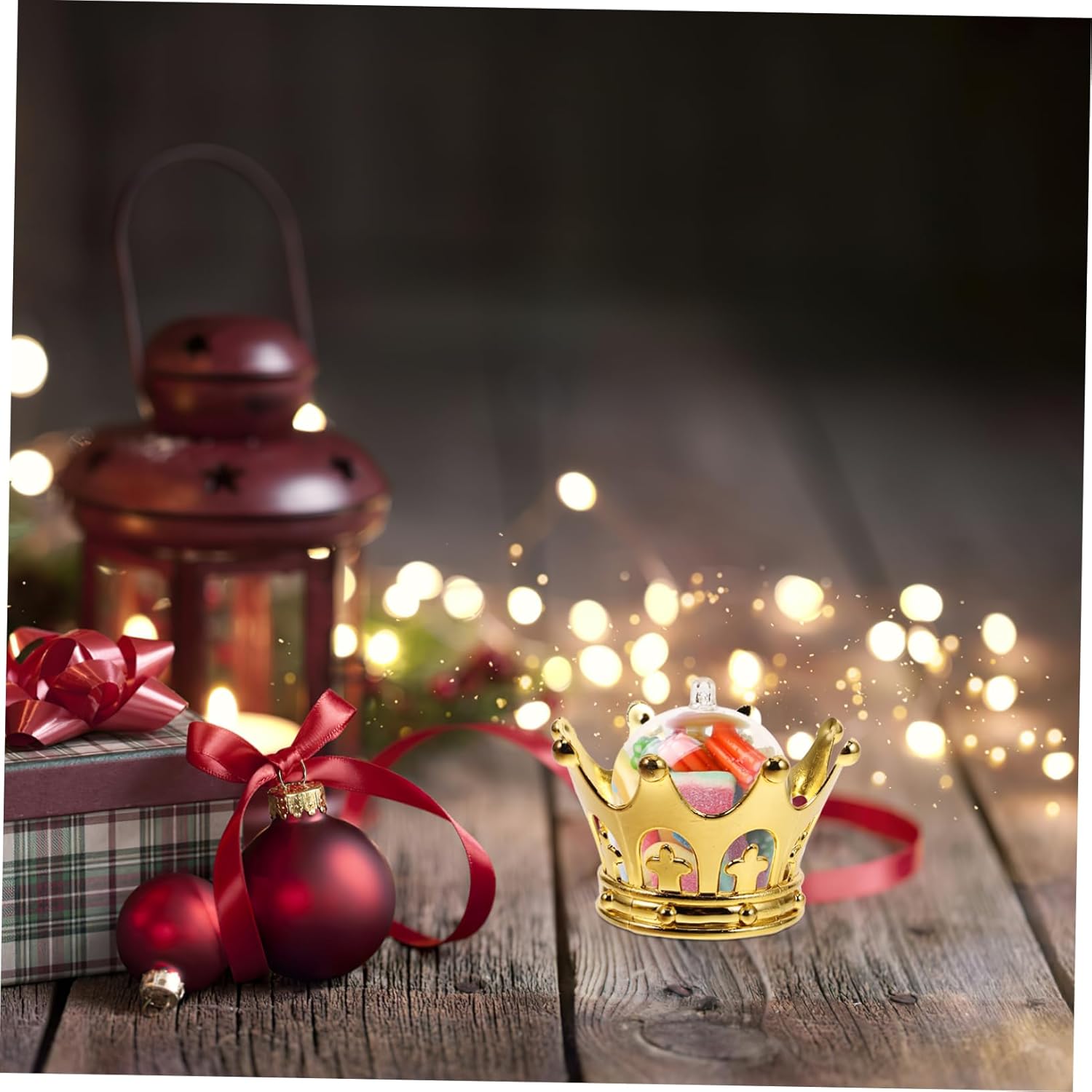 MAGICLULU 12pcs Luxury Crown Candy Boxes for Birthday and Wedding Favors