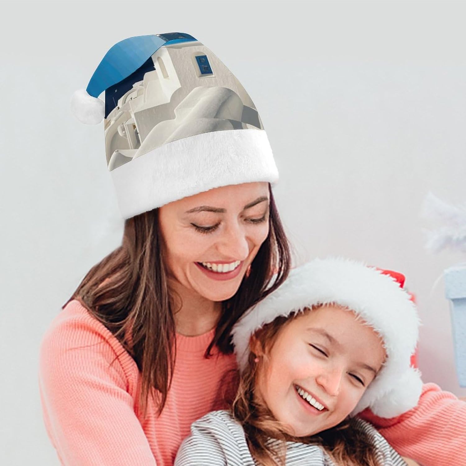 Santa Hat with Sea View Design for Christmas Party