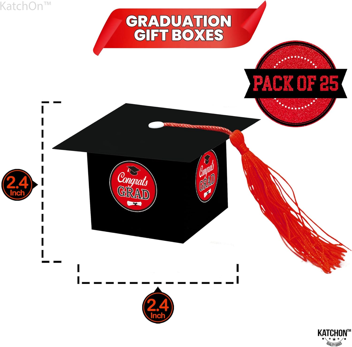 KatchOn Graduation Candy Boxes - Pack of 25