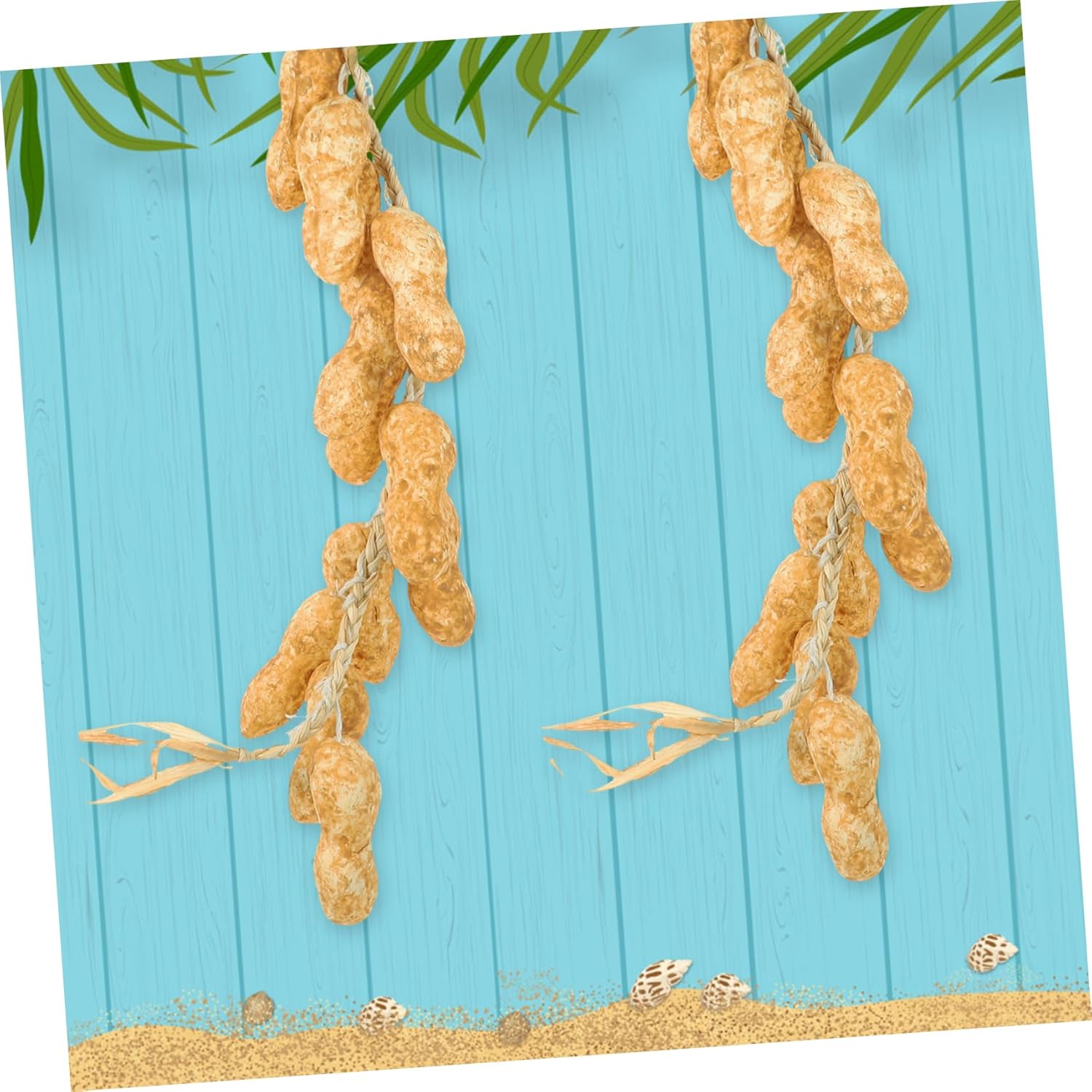 GLEAVI 5Pcs Realistic Hanging Peanut Decor String Props