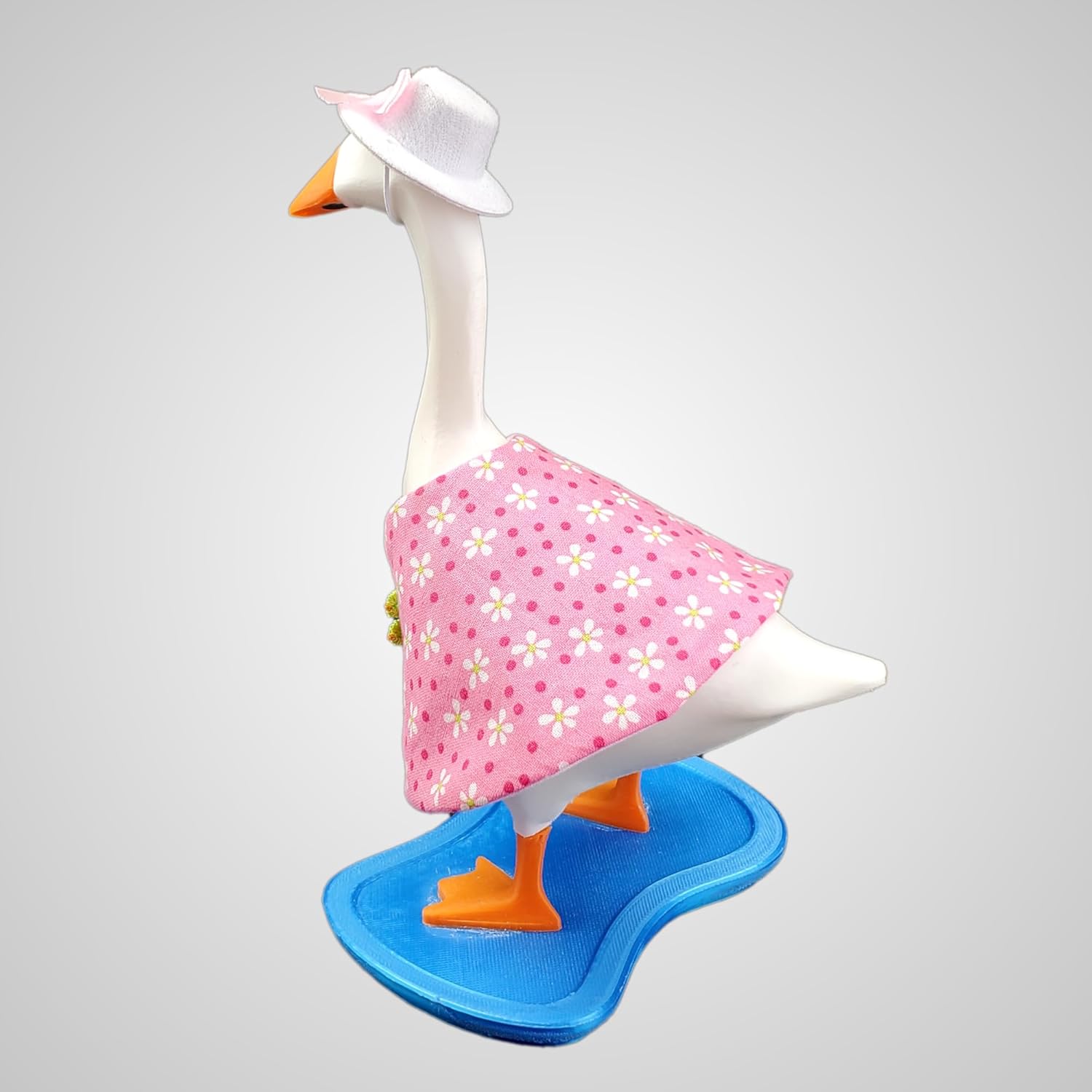 Pink Flower Outfit for 7 Inch Desk Goose