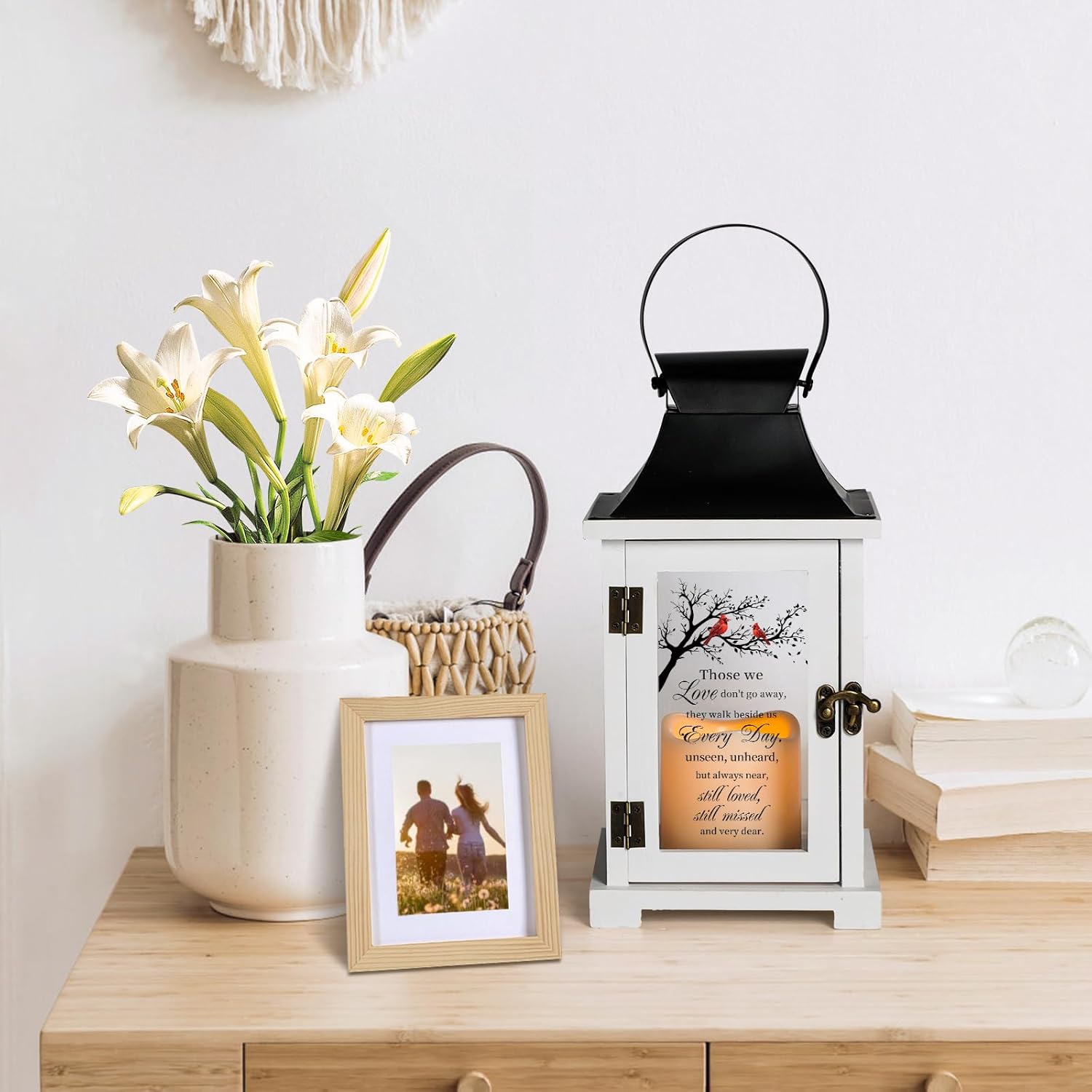 HugMemories Memorial Lantern with LED Candle
