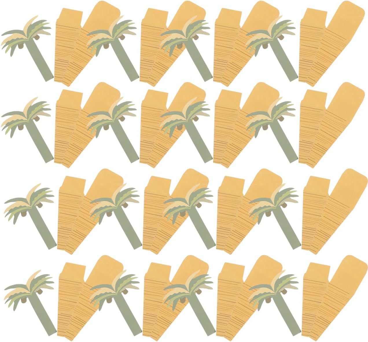 Amosfun Palm Tree Candy Box Wrappers 24Pcs
