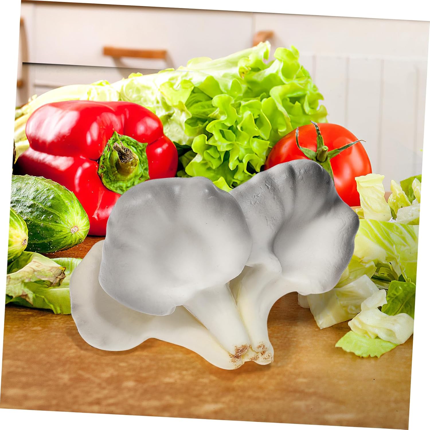 Garneck Miniature Oyster Mushroom Decor for Home Office Party