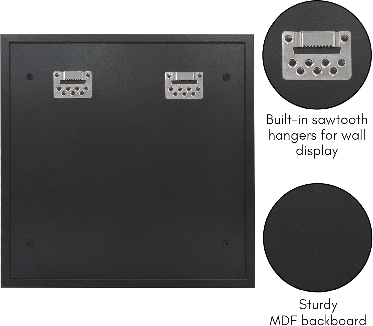 Americanflat 14x14 Minifigure Display Case - Black