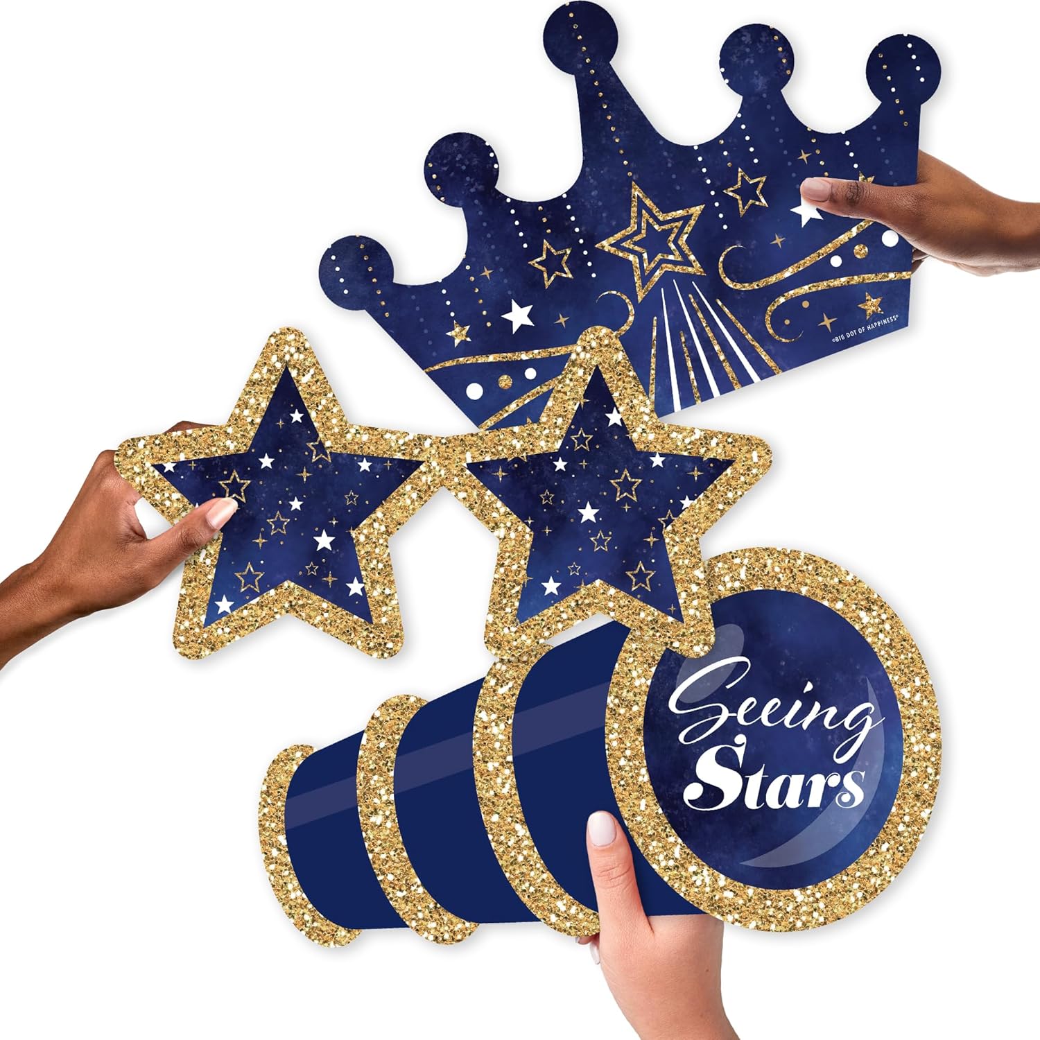 Big Dot of Happiness Starry Skies 3 Pc Photo Props