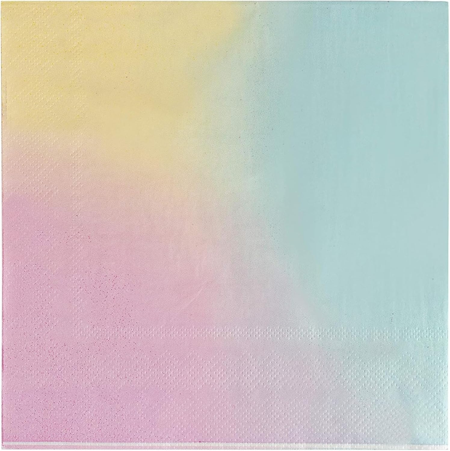 150 Pack Rainbow Cocktail Napkins 2 Ply 65x65 In