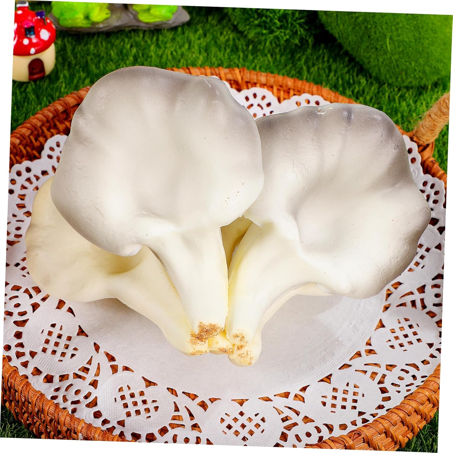 Long Lasting Pu Mushroom Photo Prop Mini Decor