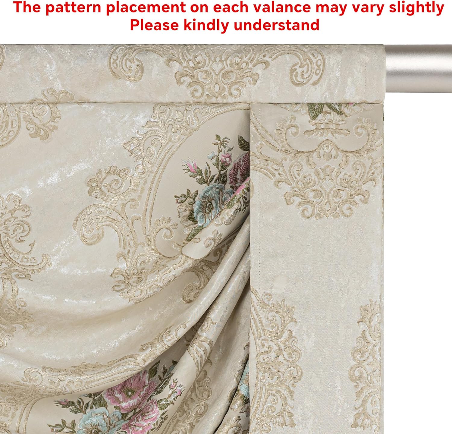 Loom And Mill Luxury Waterfall Valance Valance With Tassels