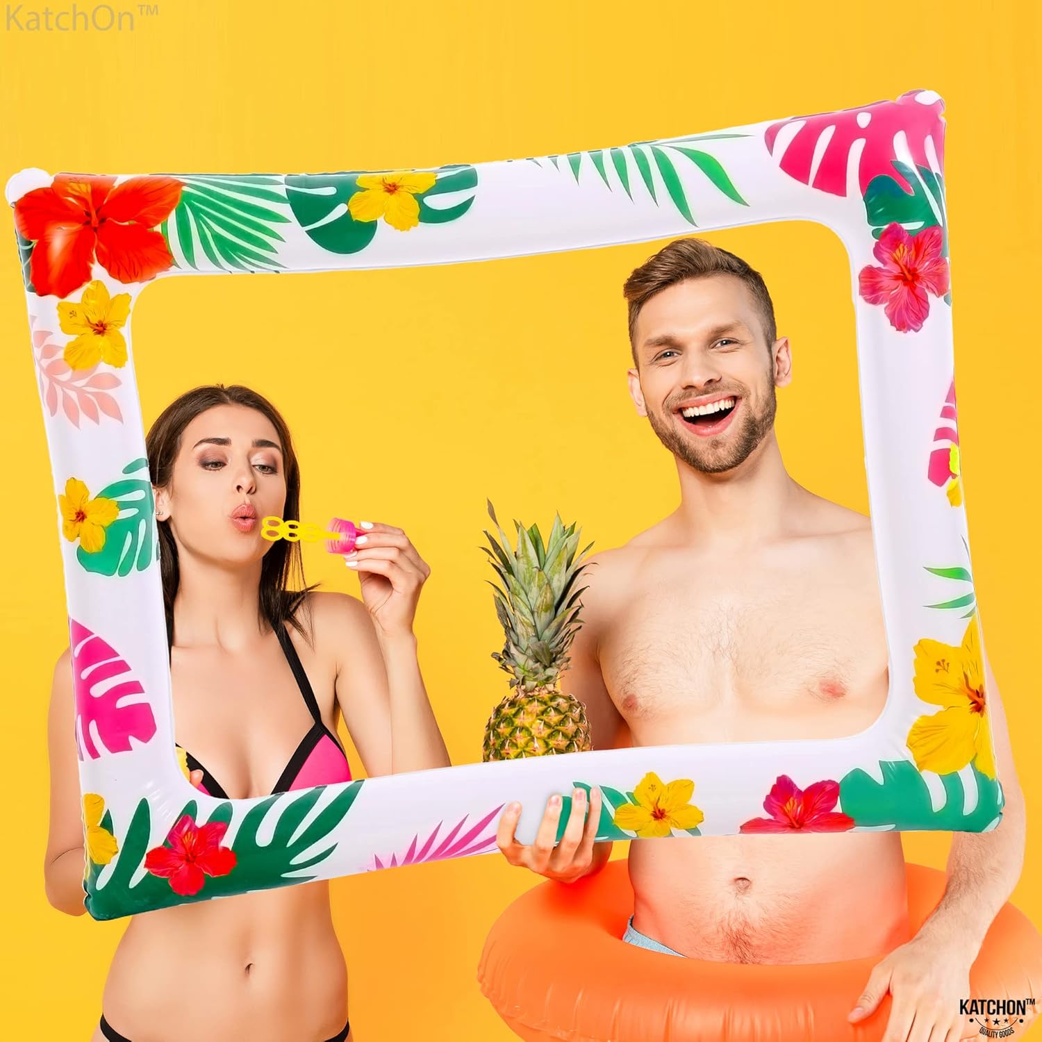 KatchOn Luau Photo Booth Frame 28x23 Inch