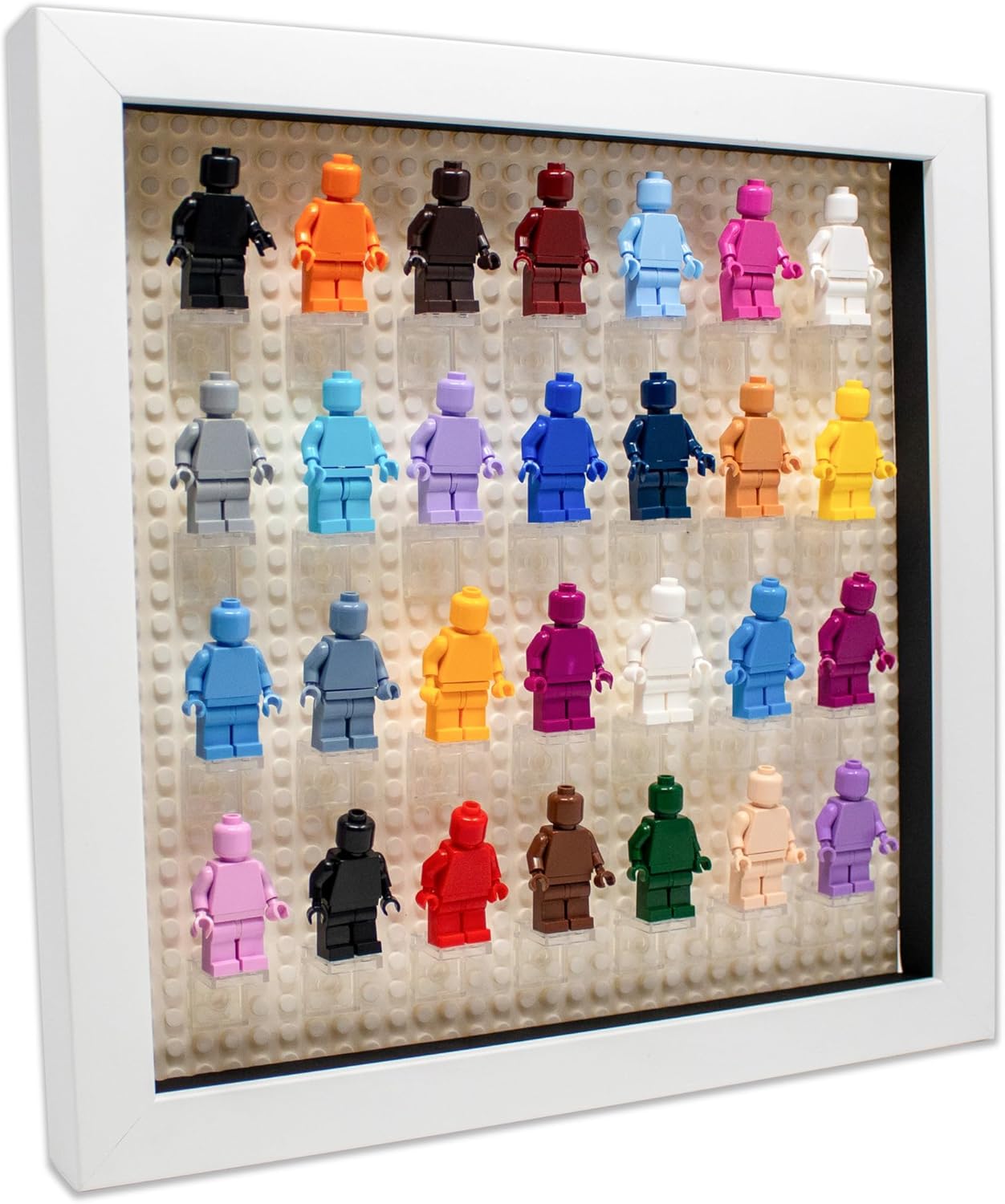 Poster Palooza 10x10 White Shadow Box for Miniature Figures