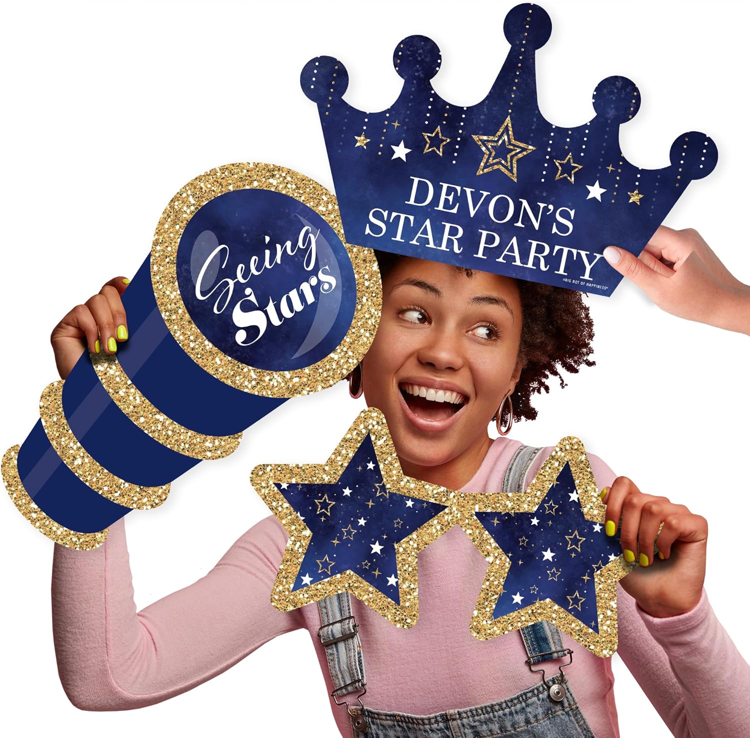 Big Dot of Happiness Starry Skies Photo Props 3 Pc