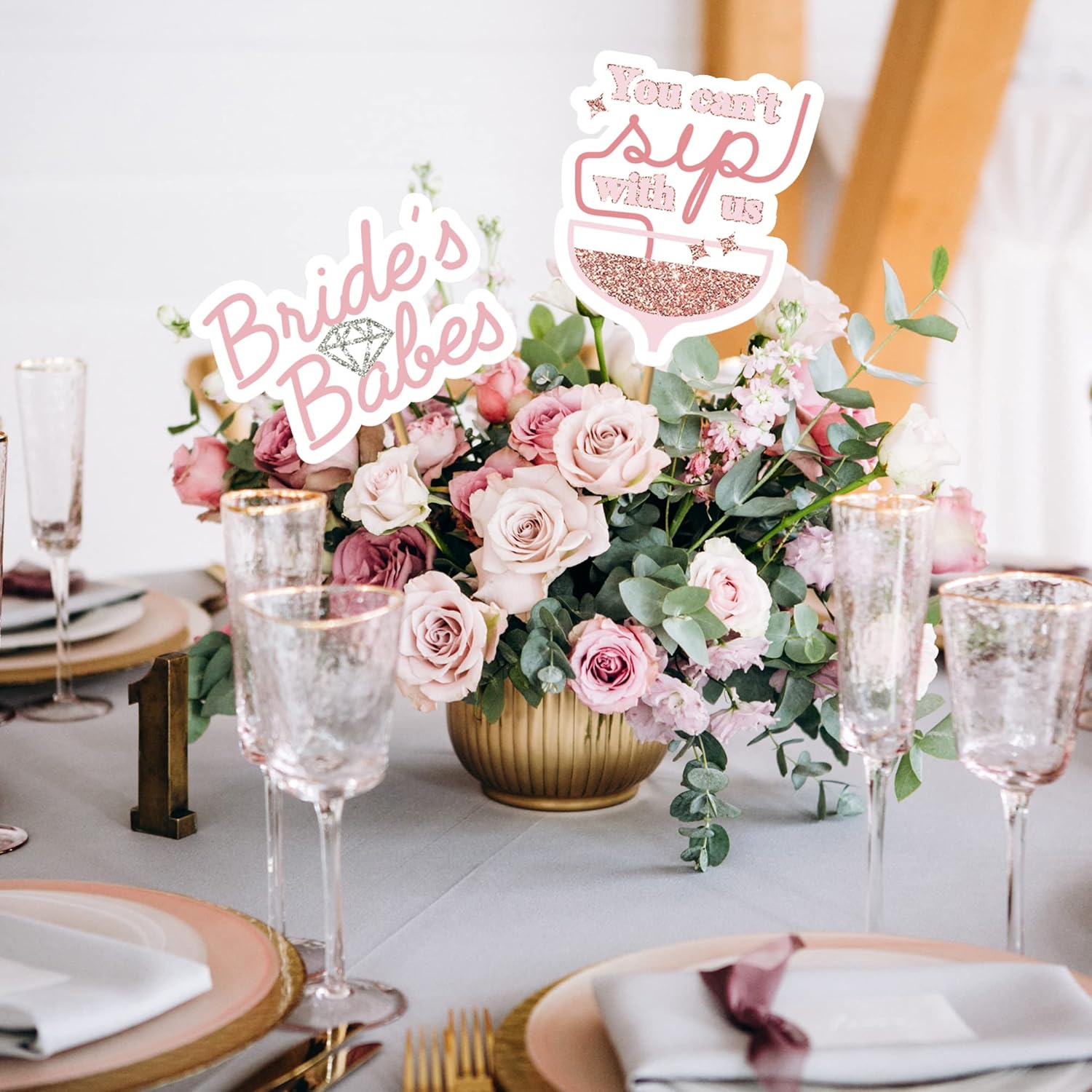 Fully Assembled Bachelorette Photo Booth Props Set of 32