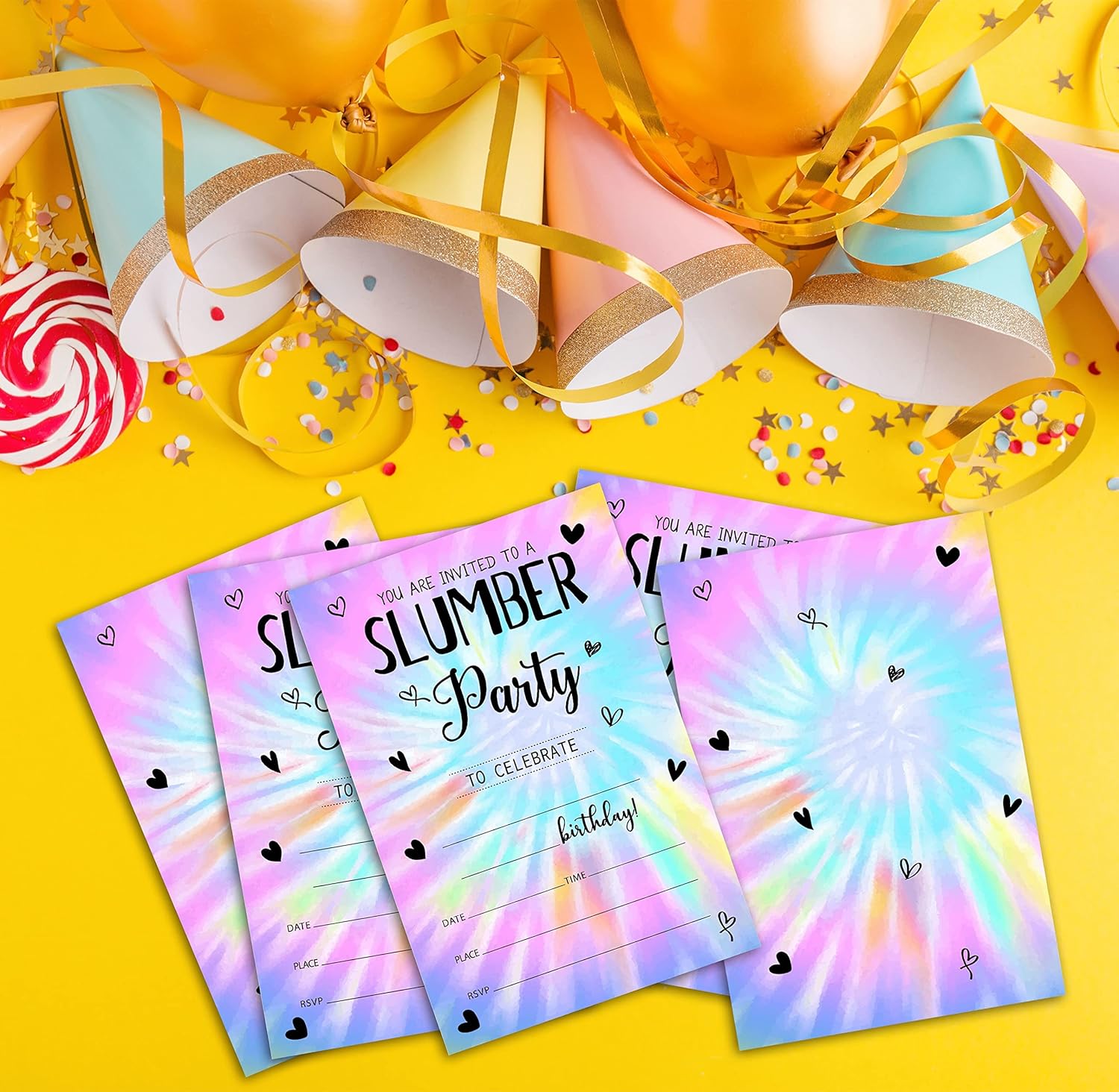 Sleepover Party Invitations 20 Cards Envelopes