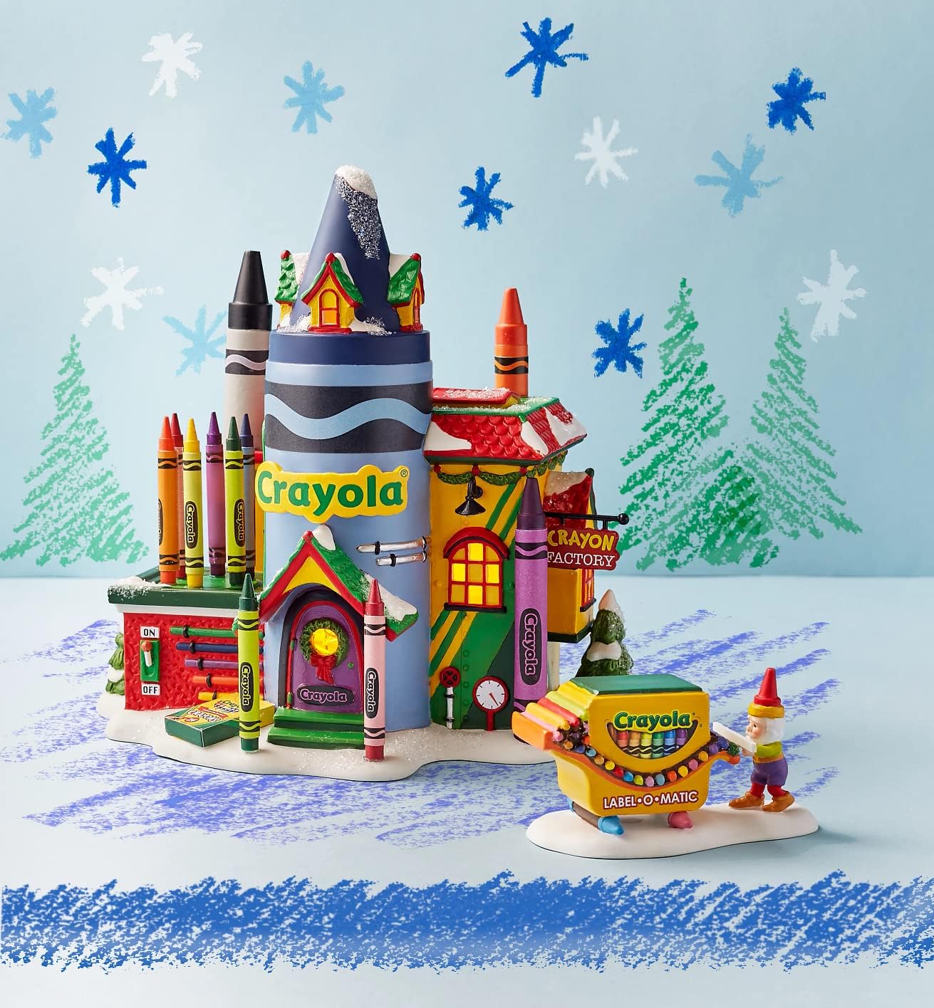 Department 56 North Pole Wrap Figurine 2 Inch