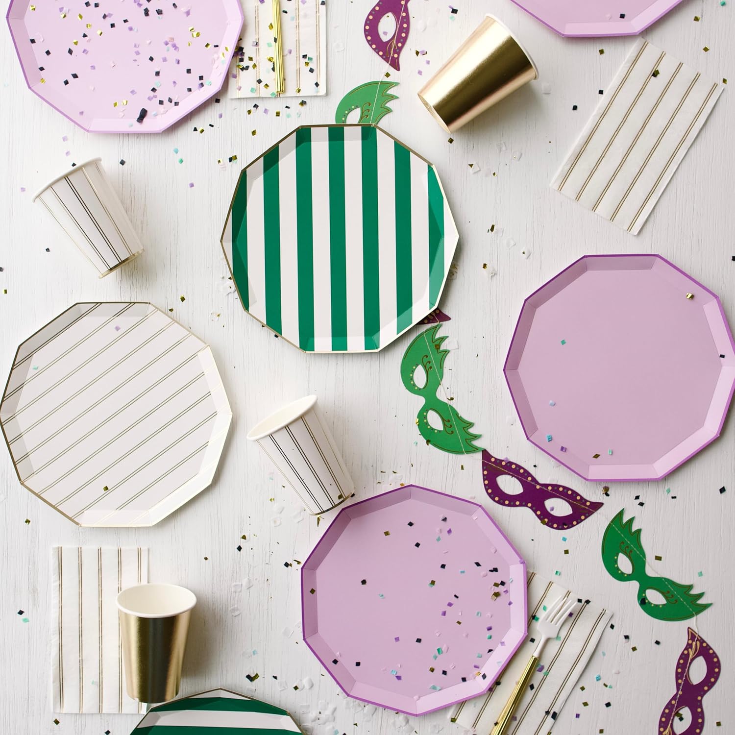 Lilac Purple Paper Plates 105 Inch Pack of 8
