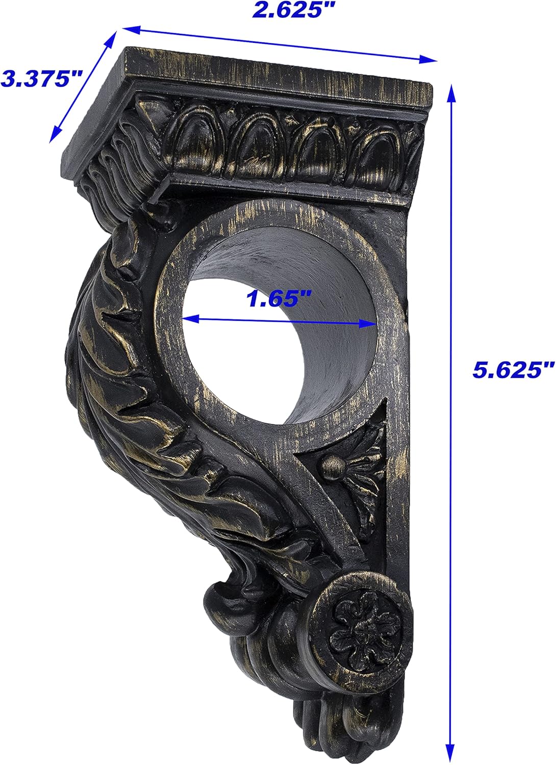 MERIVILLE Chatecu Drapery Sconce 2Pcs Burnt Gold