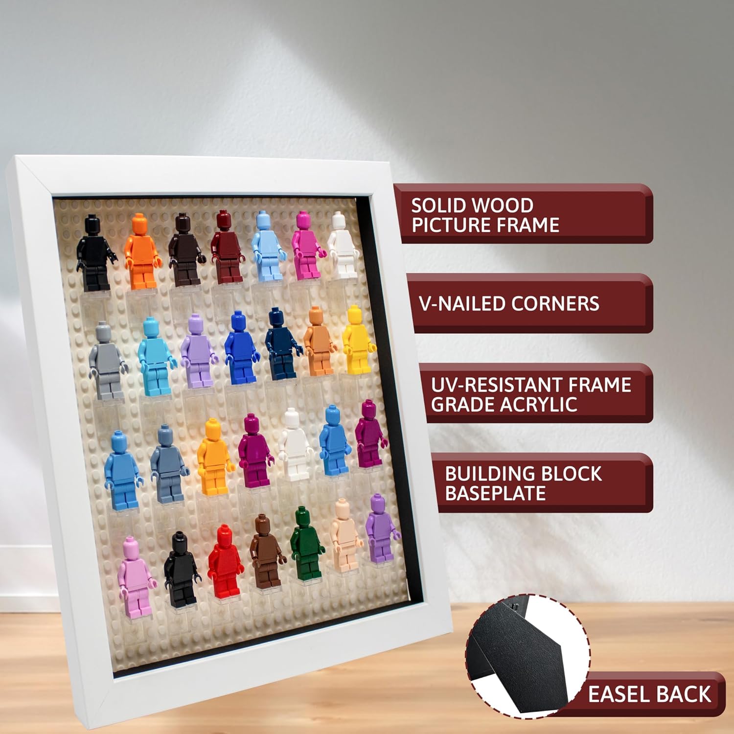 Poster Palooza 10x10 White Shadow Box for Miniature Figures