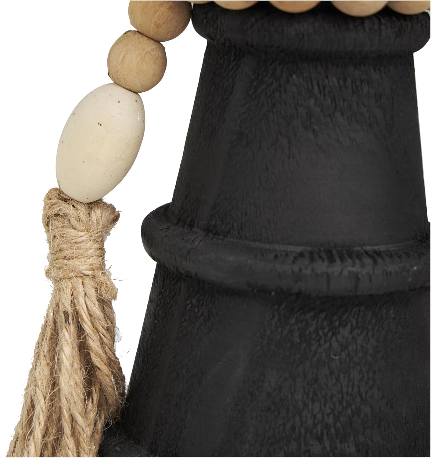 Deco 79 Black Matte Wood Candle Holder Set of 2