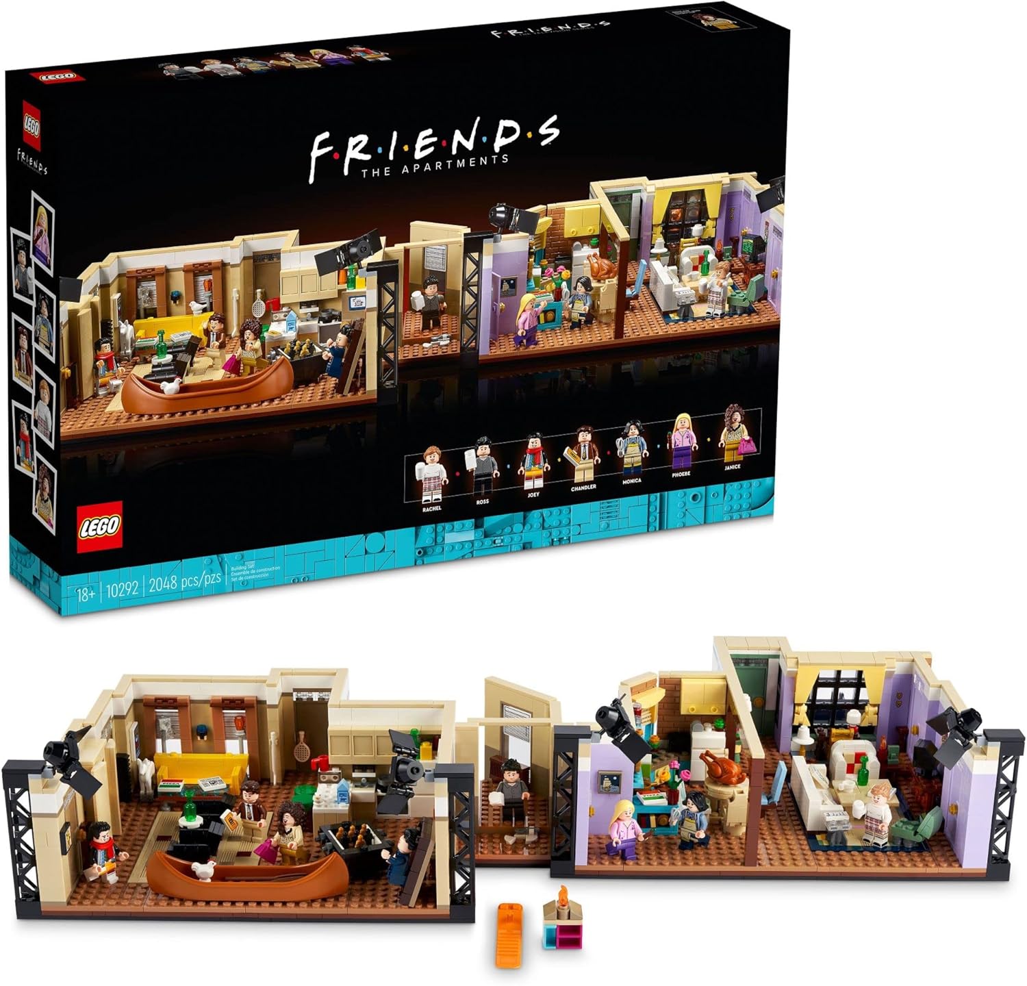 LEGO Icons Friends Apartments 10292 Detailed Model