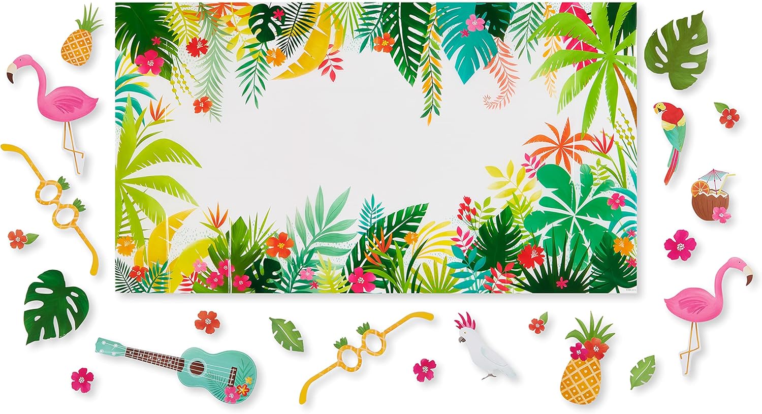 American Greetings Tropical Luau Party Supplies 22-Piece Kit