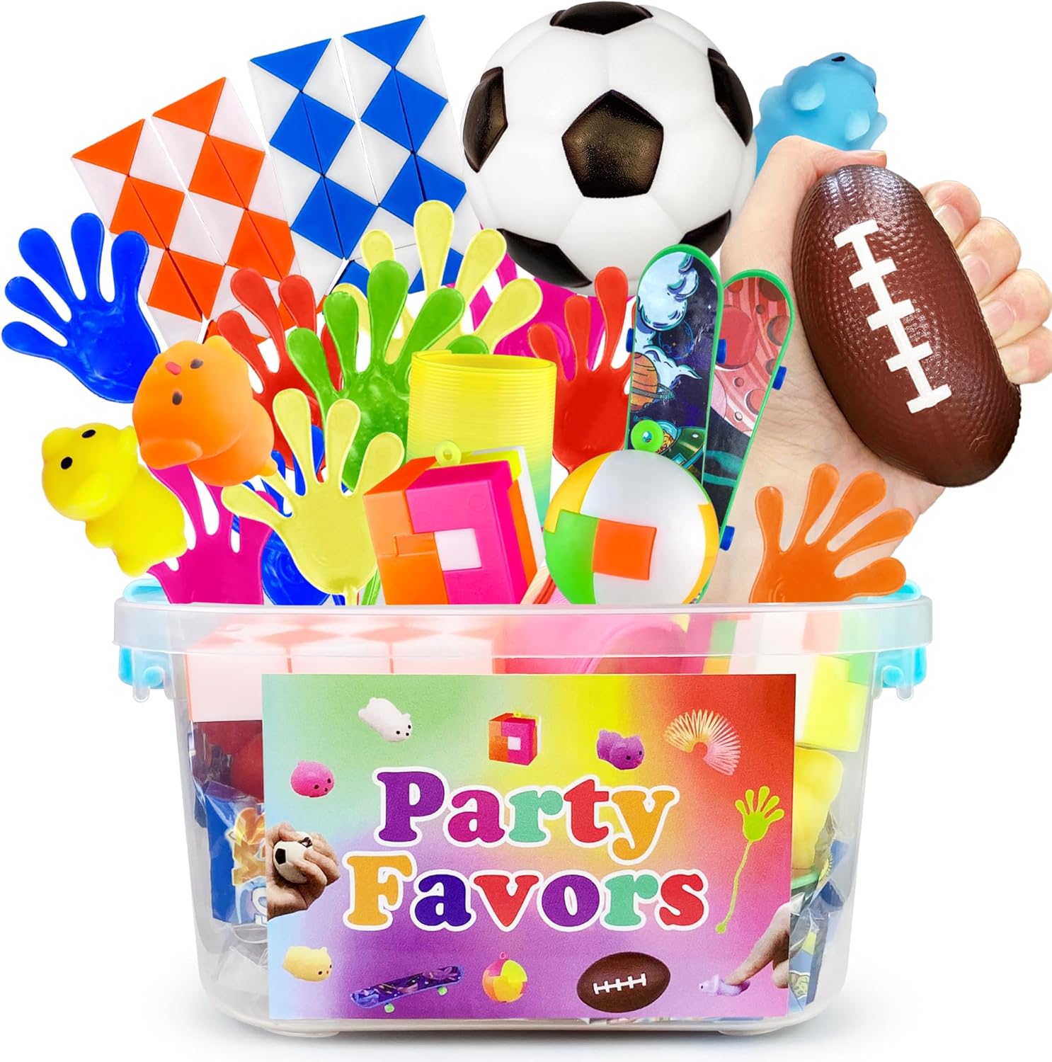 32 Piece Party Favor Pack with Storage Box