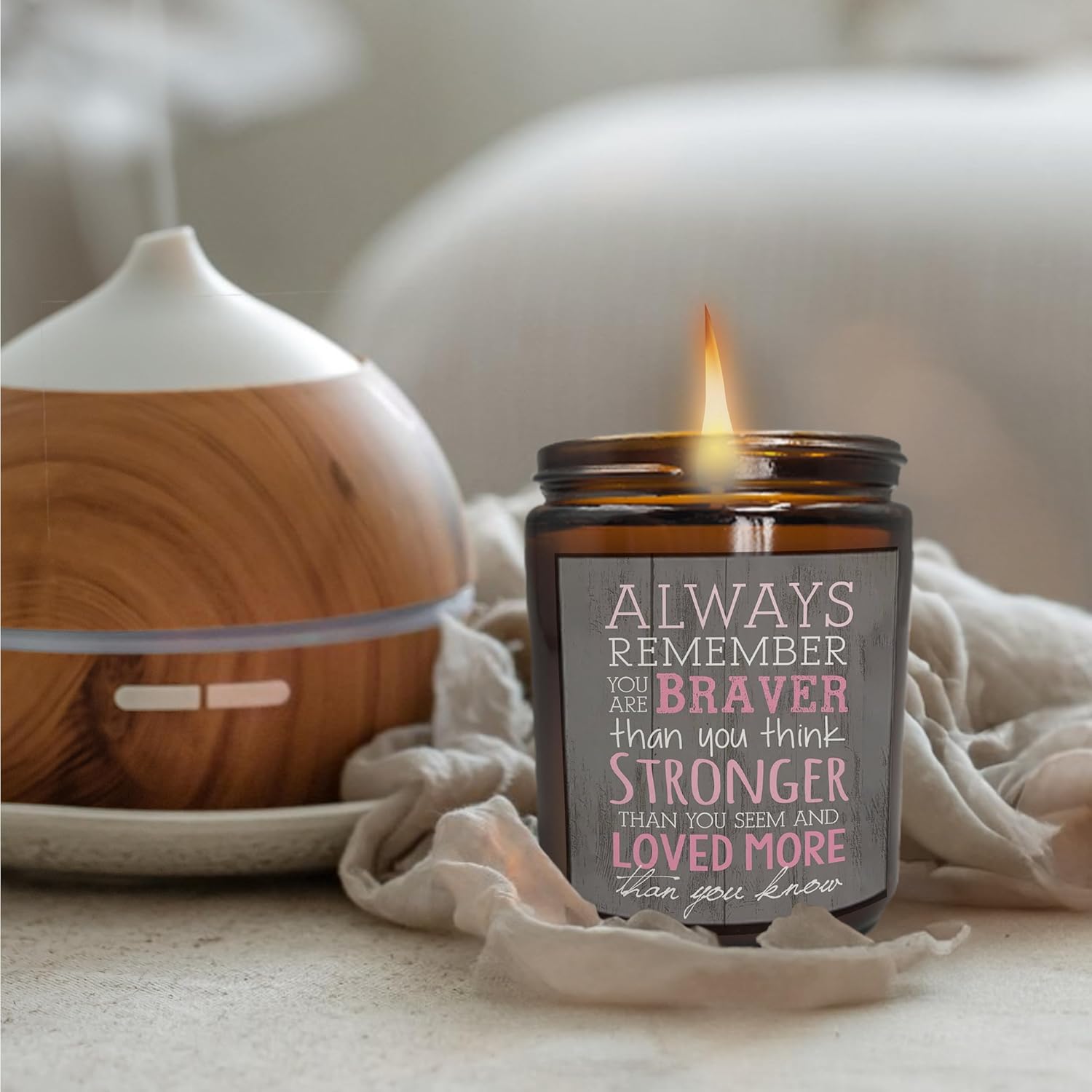 Always Remember You are Braver Than You Think Soy Candle