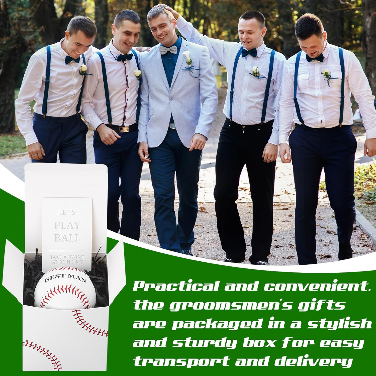 6 Piece Groomsmen Proposal Gift Box Set