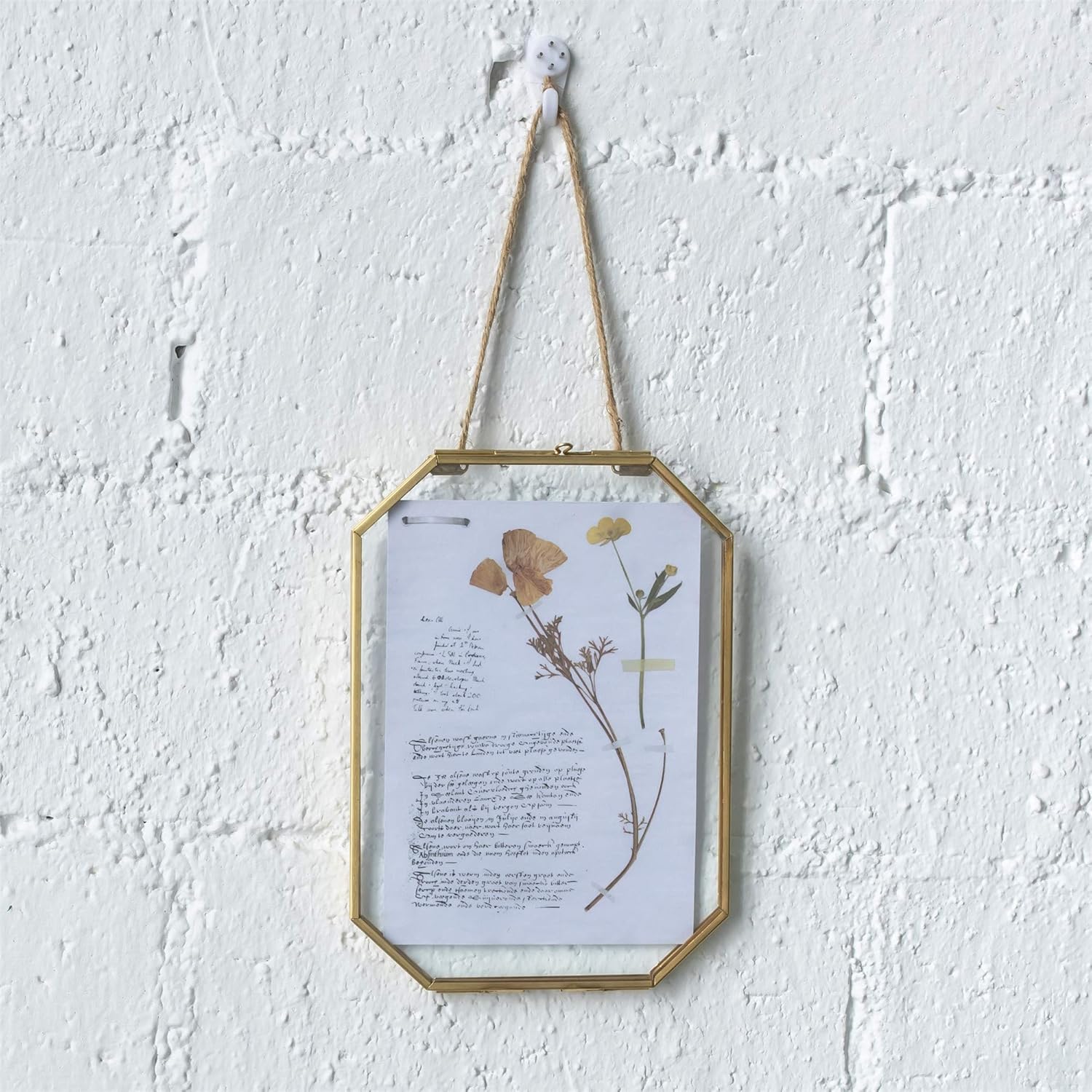 NCYP 5x7 Inch Floating Glass Frame with Chain