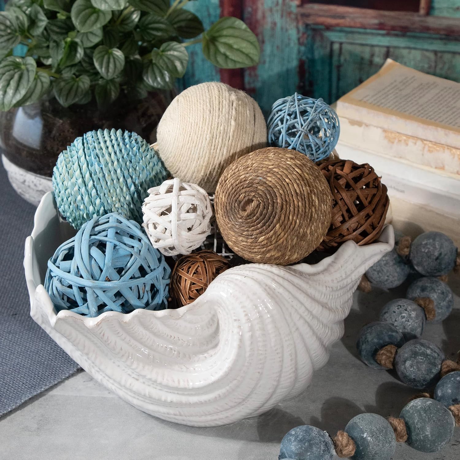ANDALUCA Decorative Vase Filler Bag with Orbs and Balls