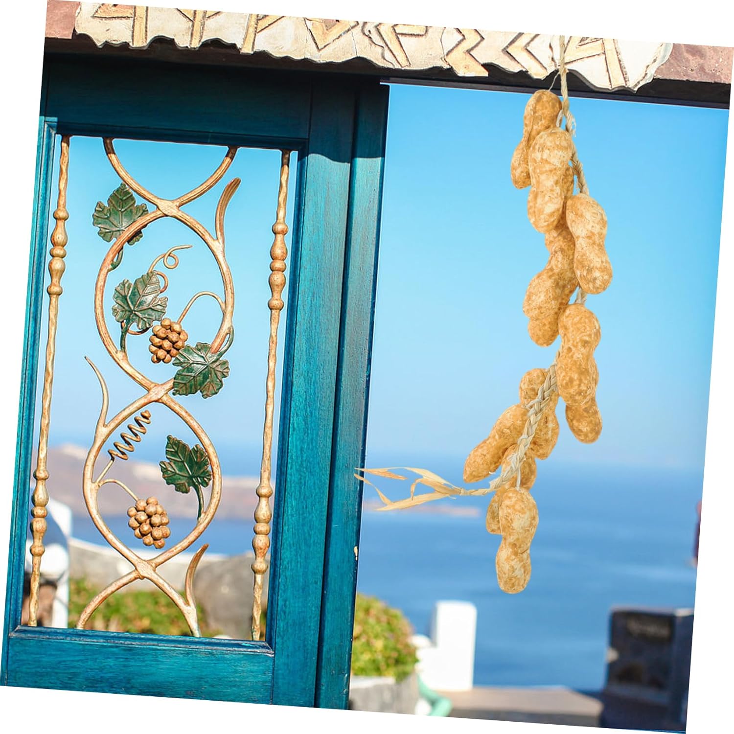 GLEAVI 5Pcs Realistic Hanging Peanut Decor String Props