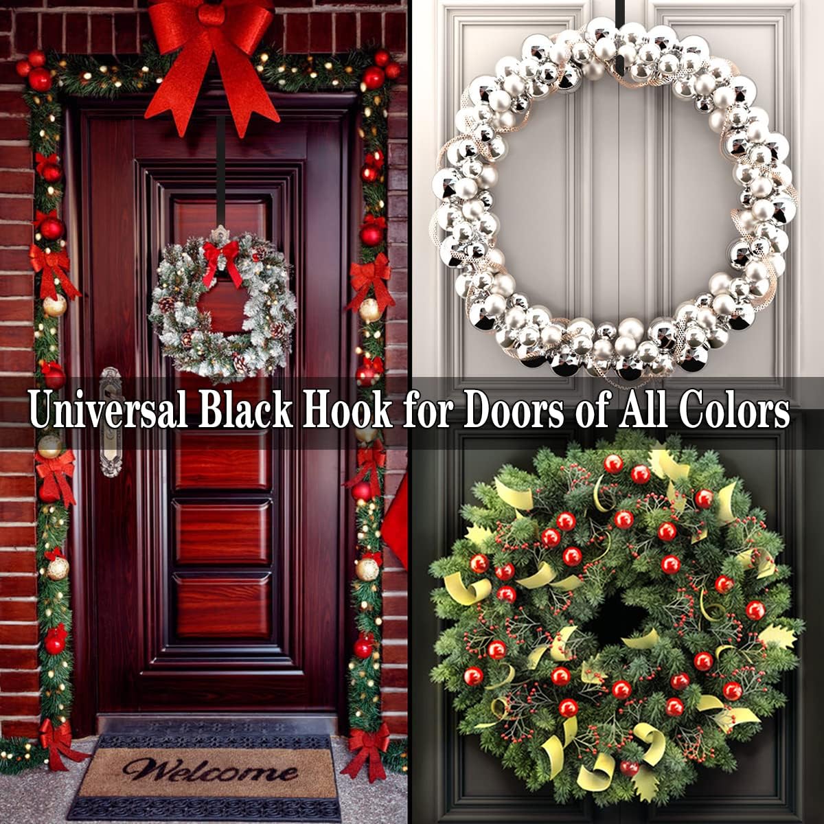 Osgow 15 Inch Wreath Hanger Steel 20lb Heavy Duty