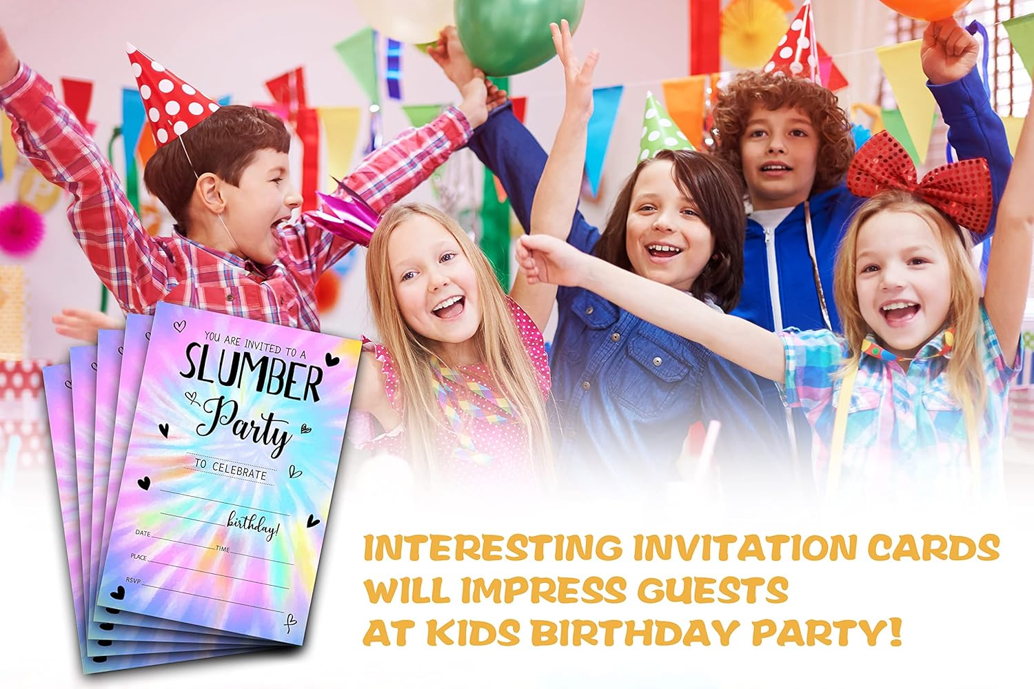Sleepover Party Invitations 20 Cards Envelopes