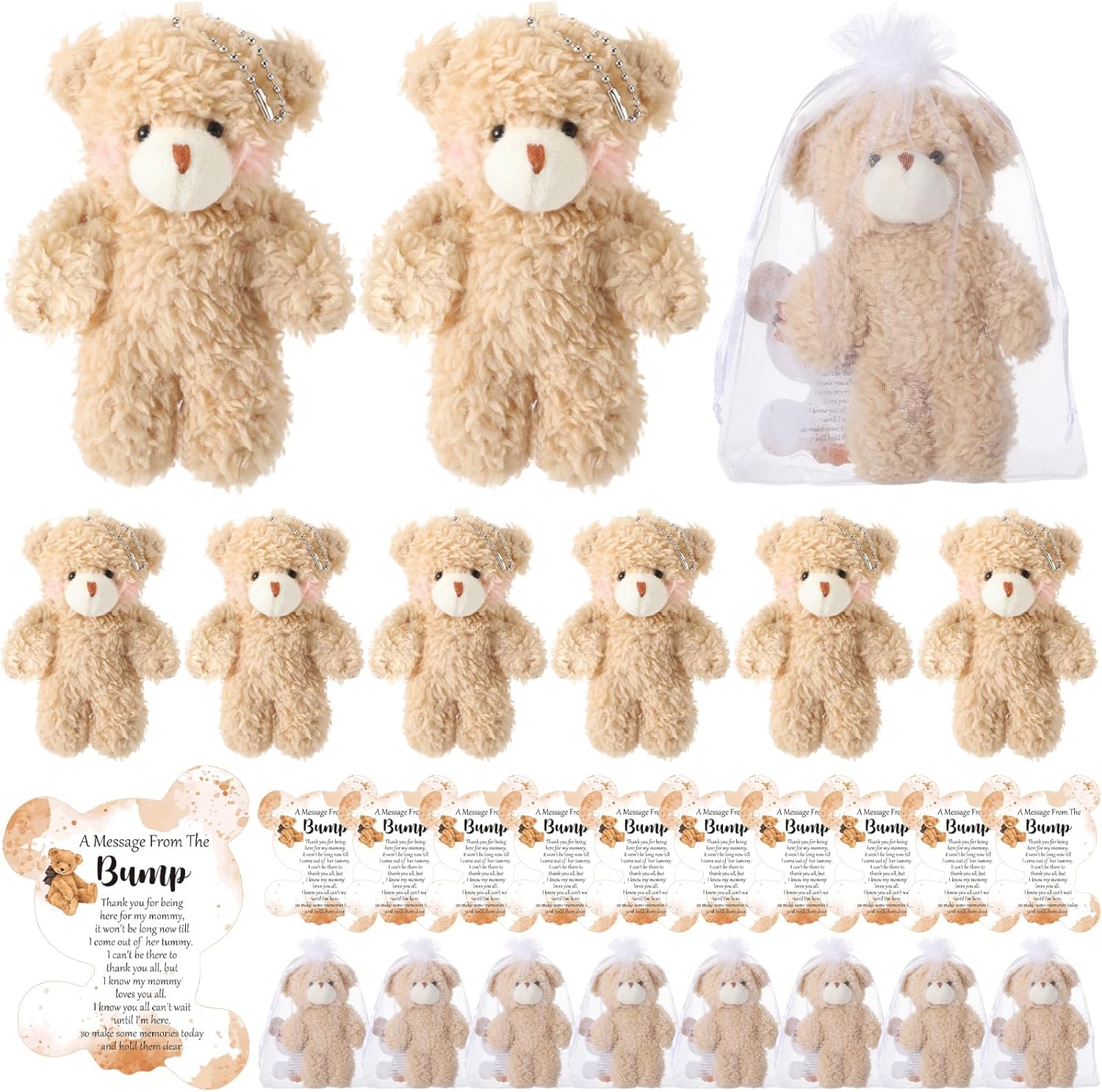 HyDren 50 Piece Bear Party Favors Set