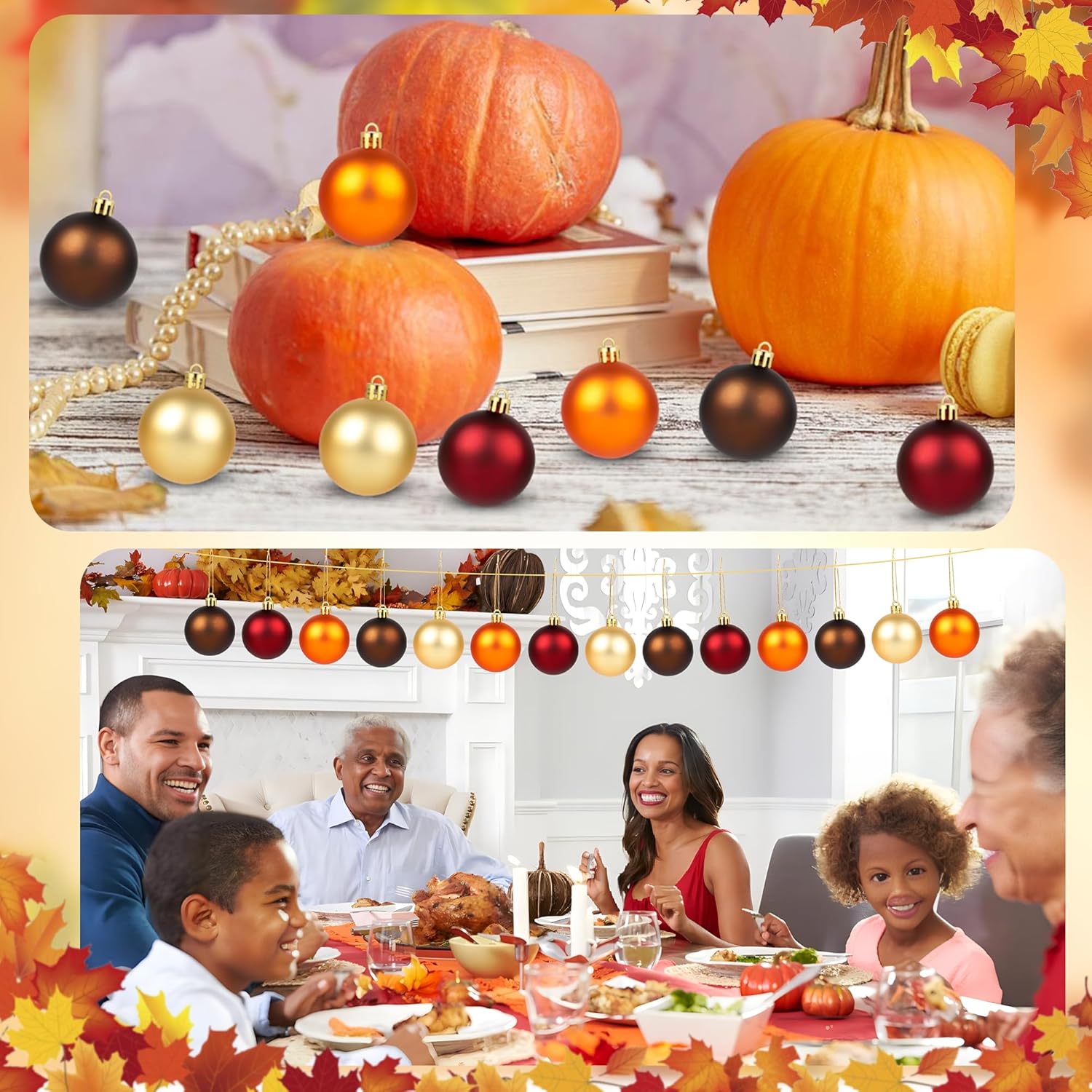 20PCS Fall Thanksgiving Hanging Ornaments Set