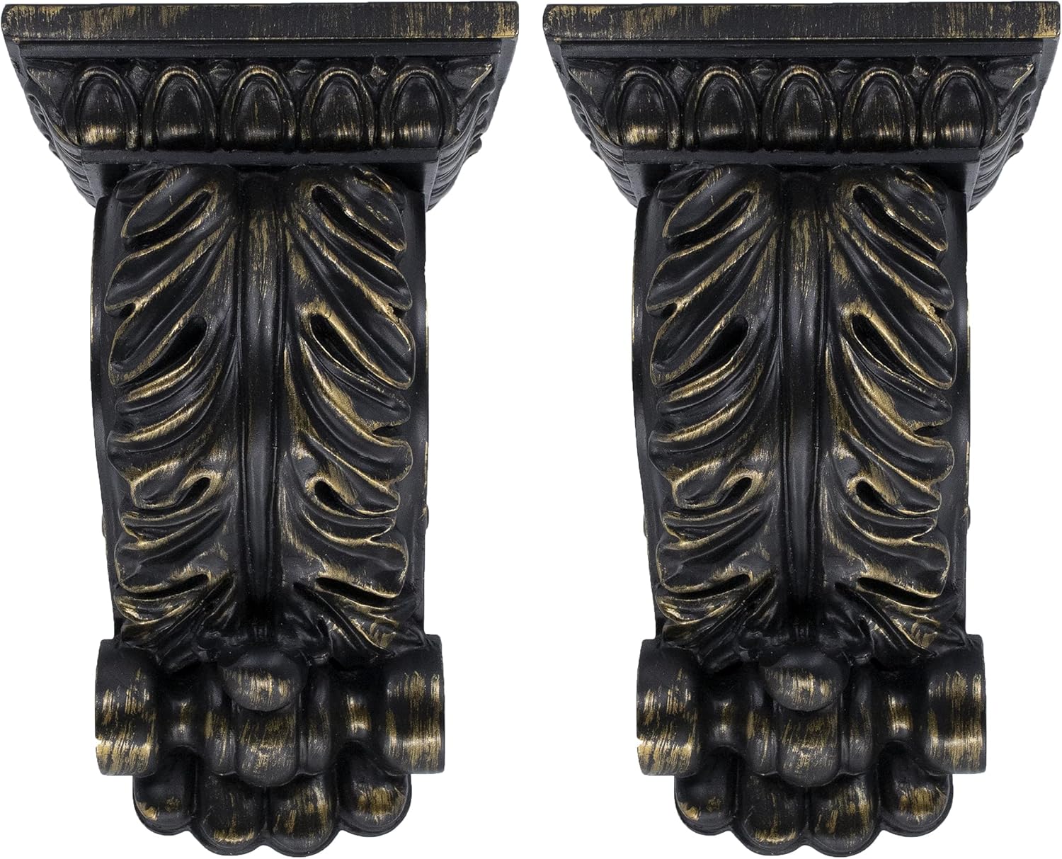 MERIVILLE Chatecu Drapery Sconce 2Pcs Burnt Gold