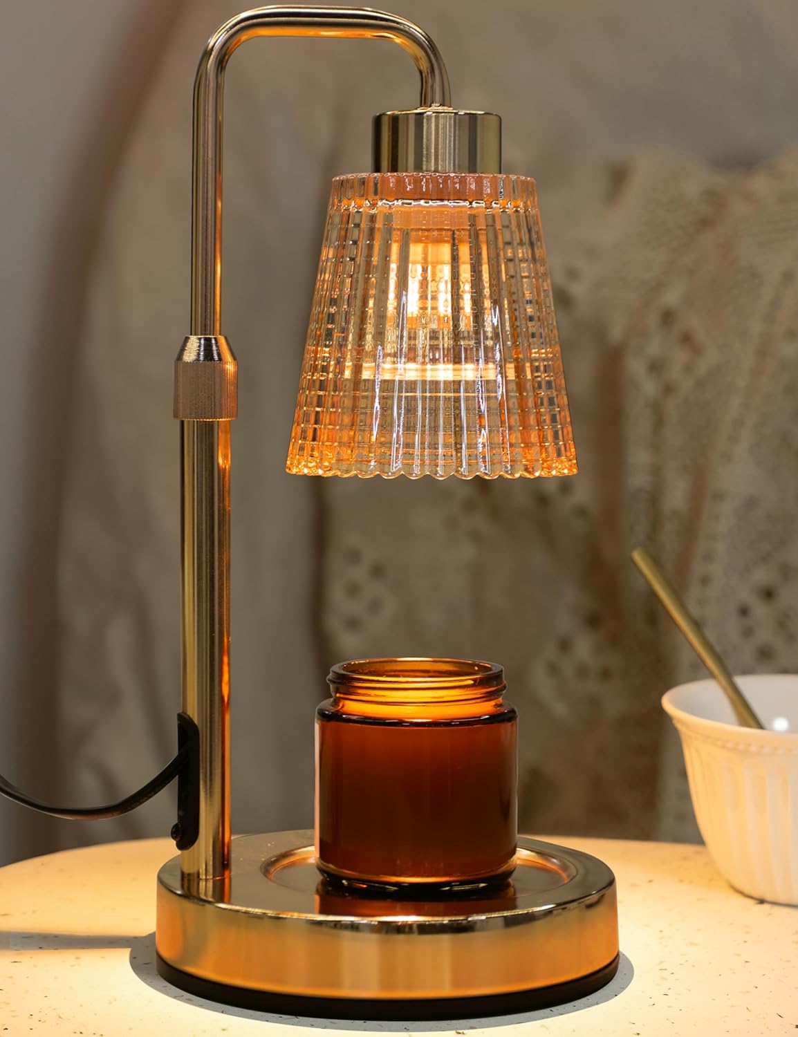 Candle Warmer Lamp with Timer and Dimmer