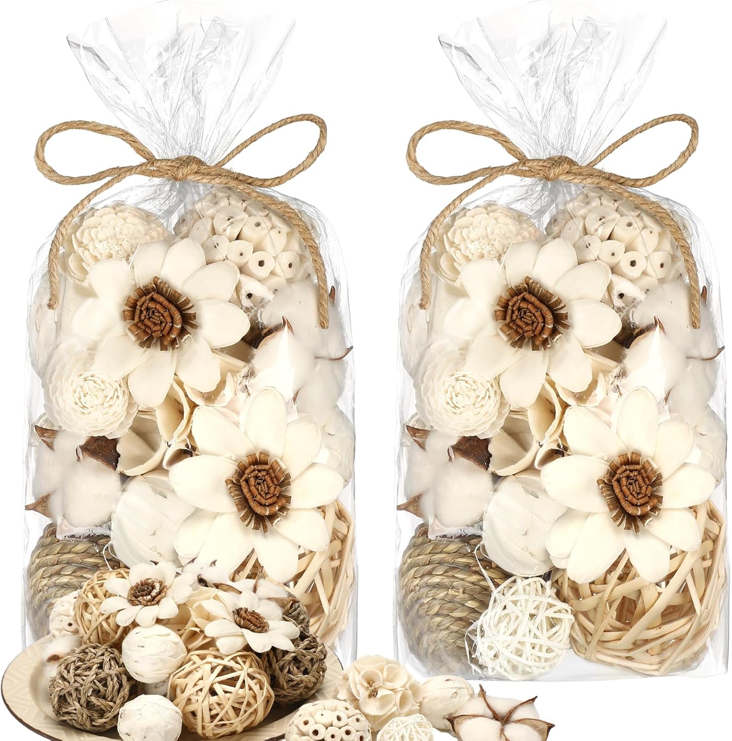 Riceshoot Decorative Ball Vase Filler Set