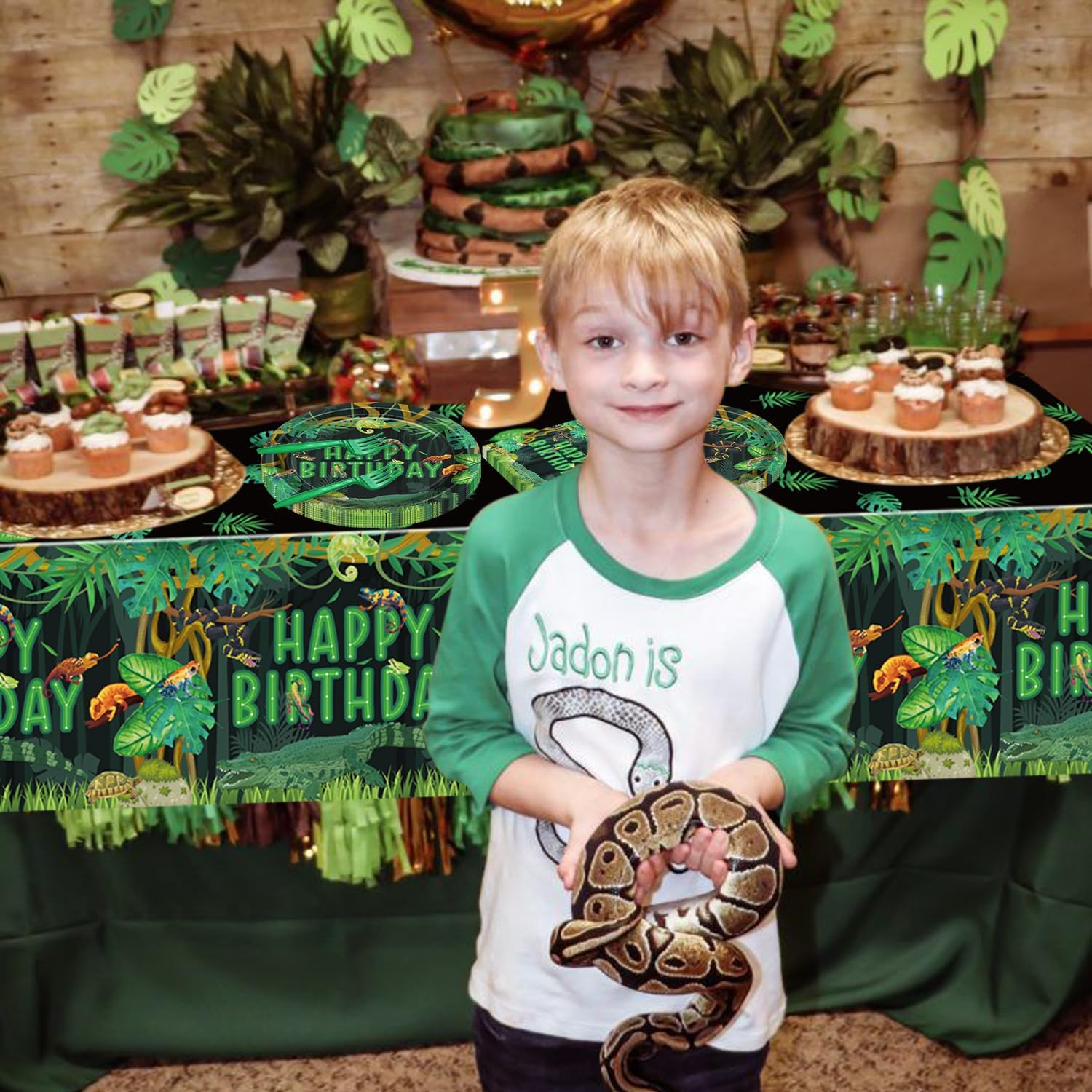 Reptile Birthday Party Set for 20 Guests