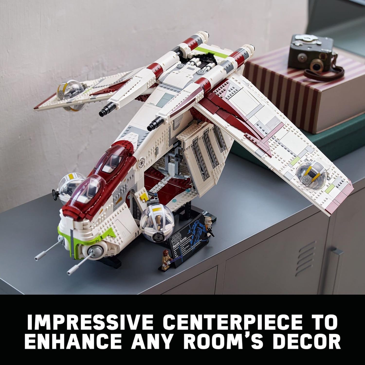 LEGO Star Wars Republic Gunship Display Model Kit for Adults