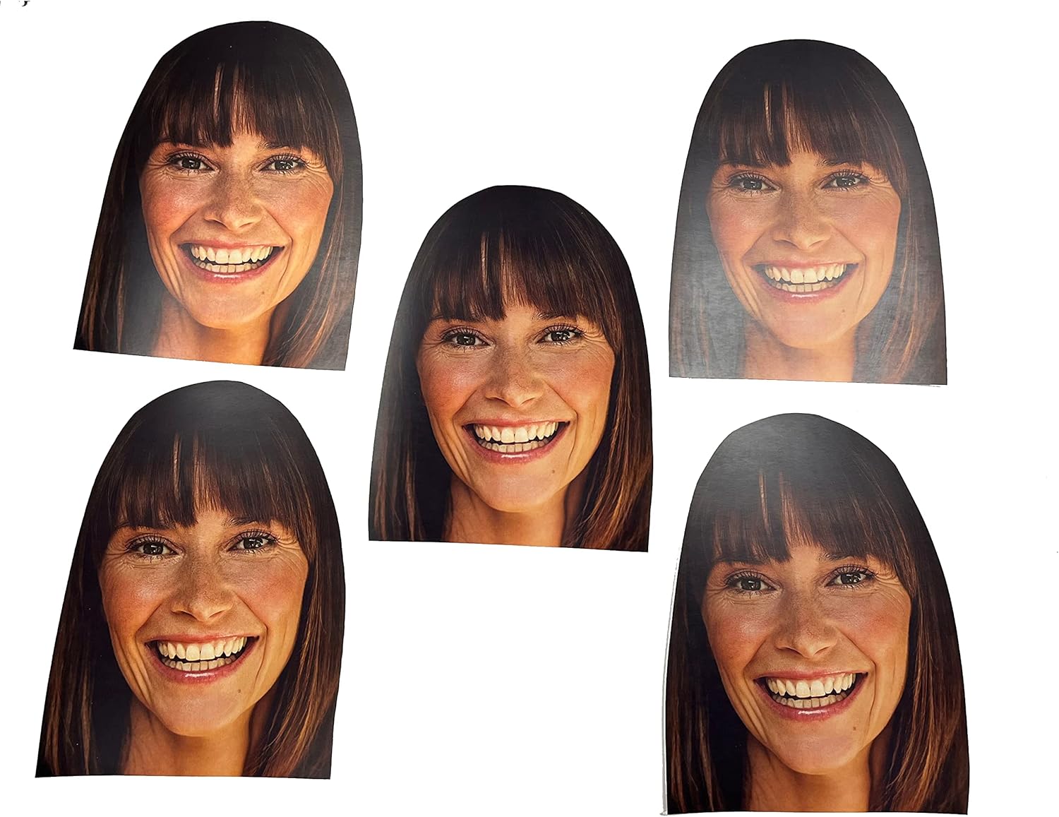 Custom Face Cutouts for Parties 6pcs Set