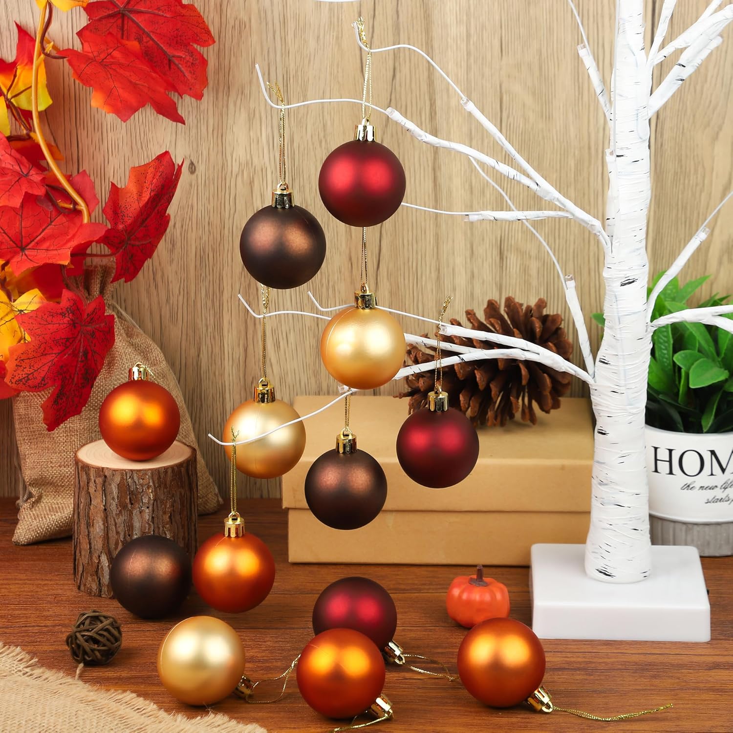 20PCS Fall Thanksgiving Hanging Ornaments Set