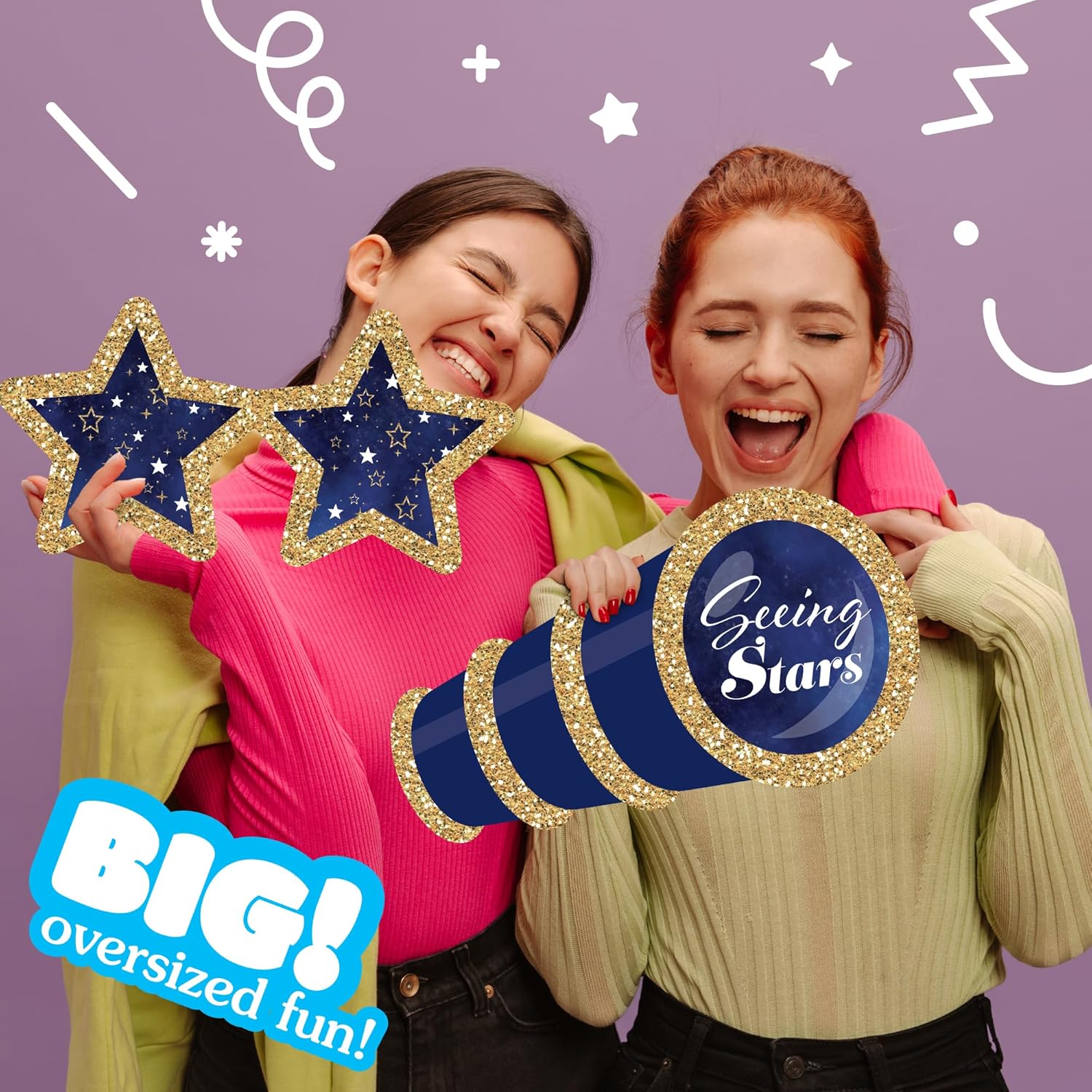 Big Dot of Happiness Starry Skies Photo Props 3 Pc