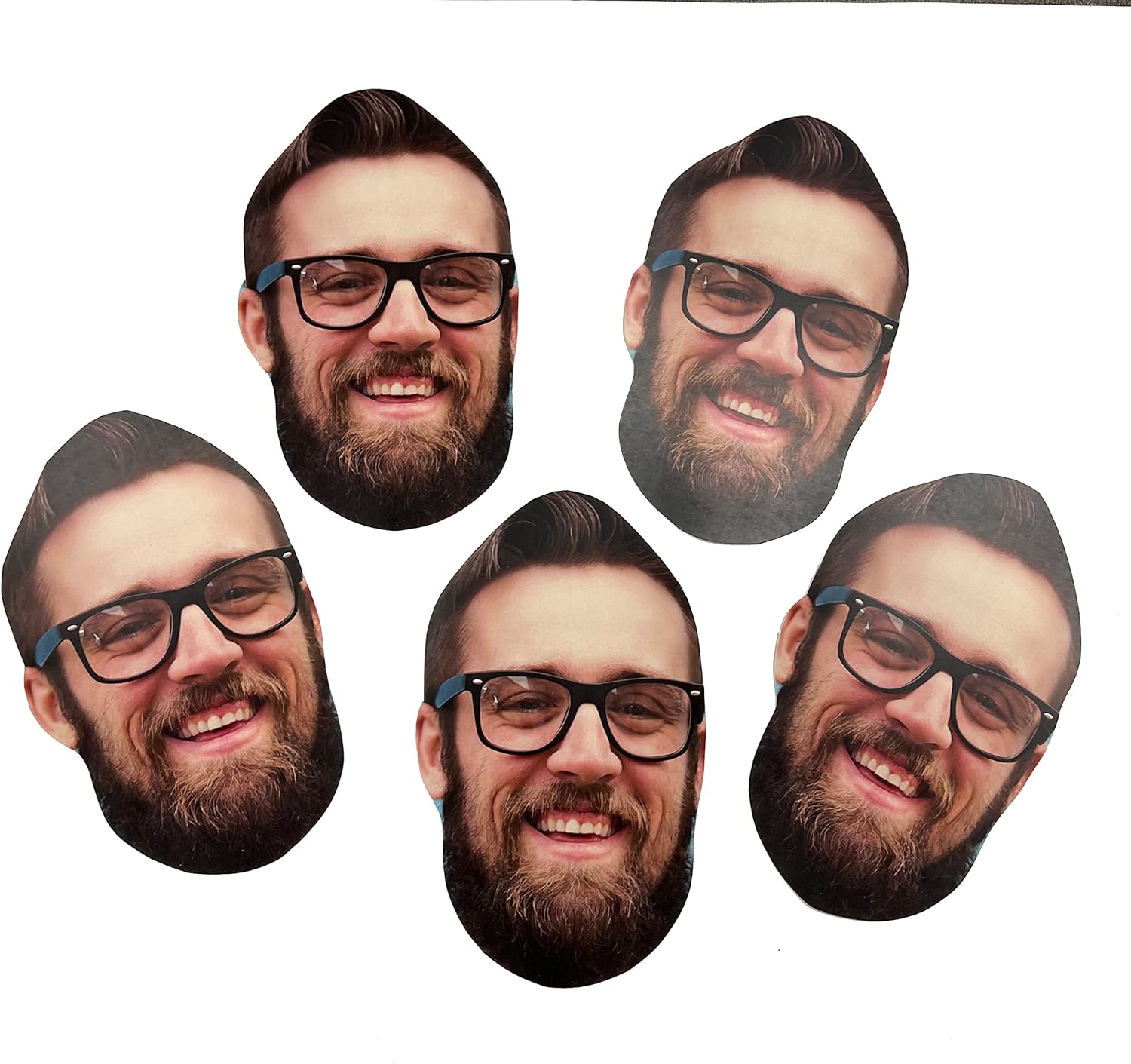 Custom Face Cutouts for Parties 6pcs Set