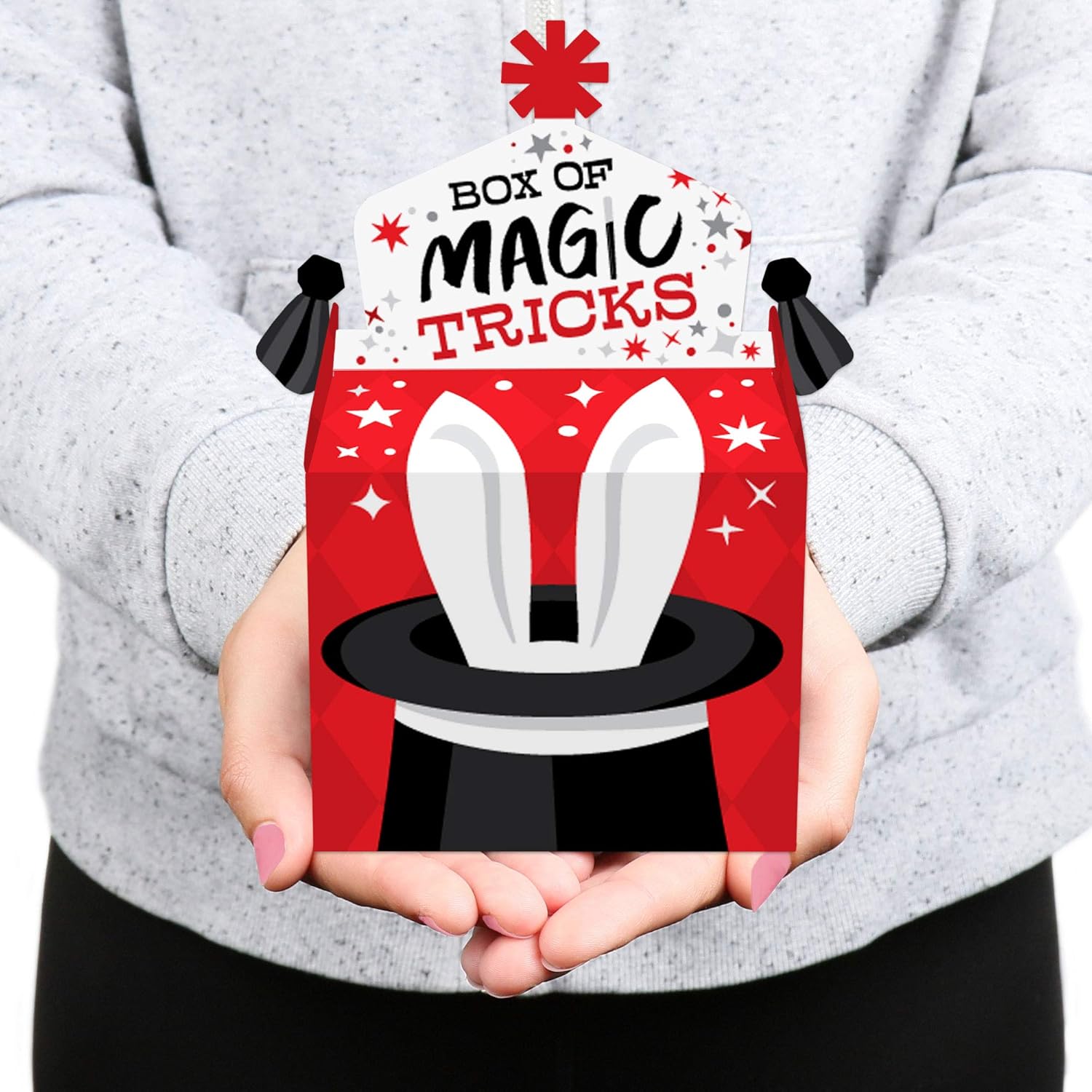 Big Dot of Happiness Magic Show Treat Box Set of 12